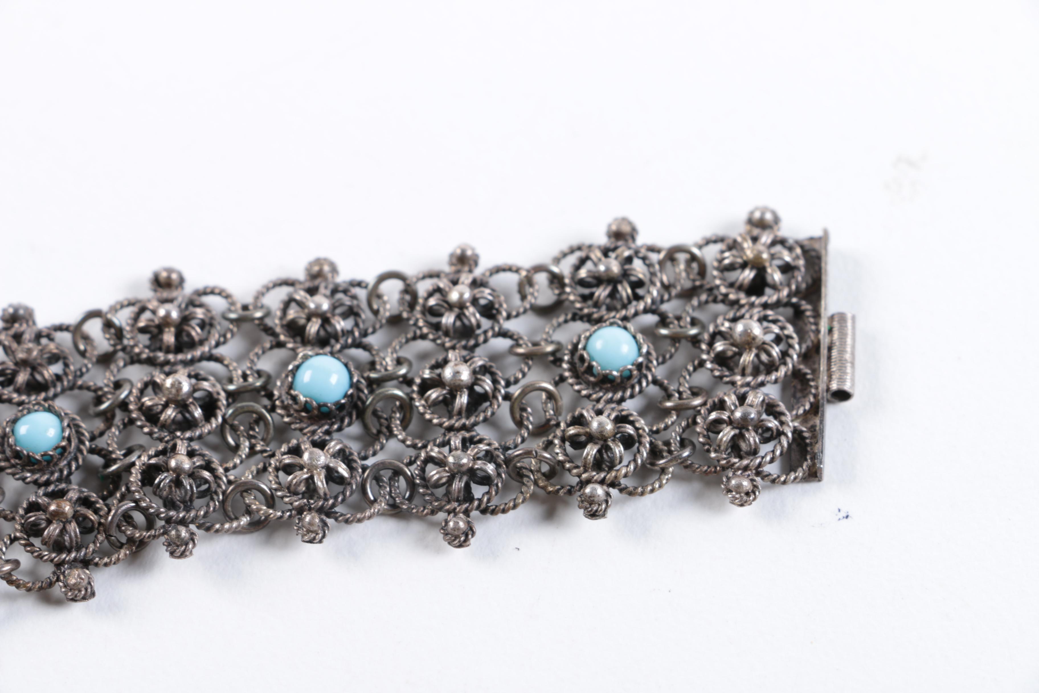 Sterling Silver Jewelry Including a Black Onyx Ring