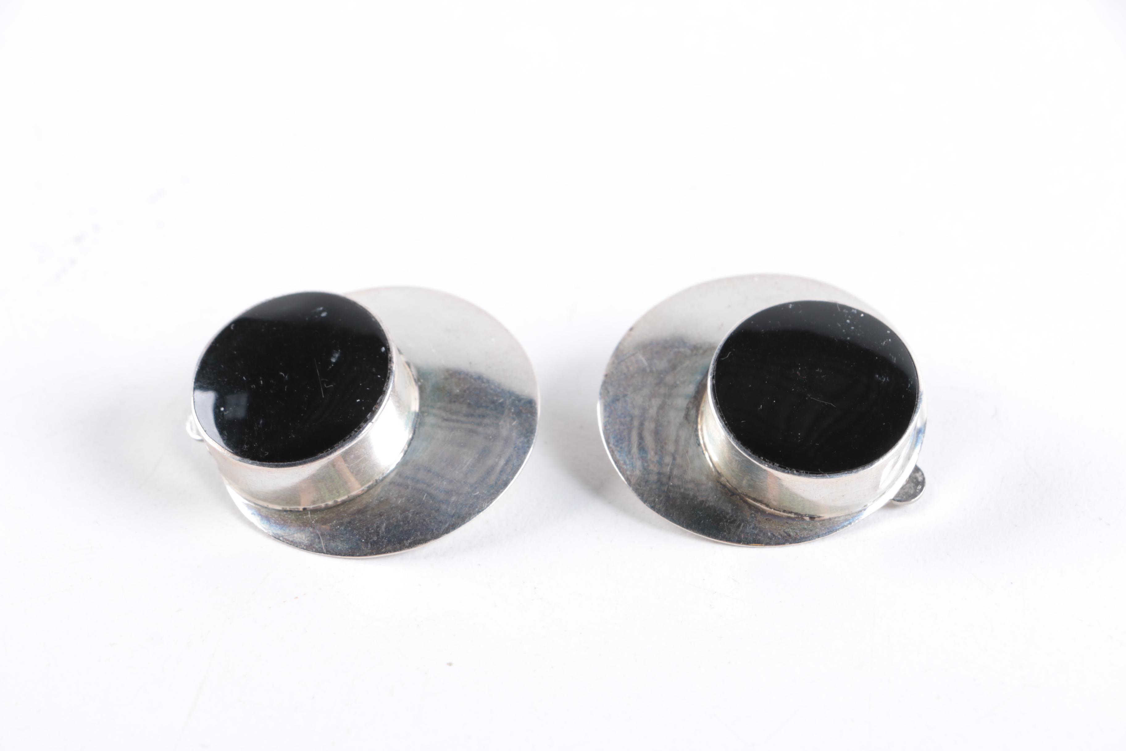 Sterling Silver Taxco Bracelet and Earrings