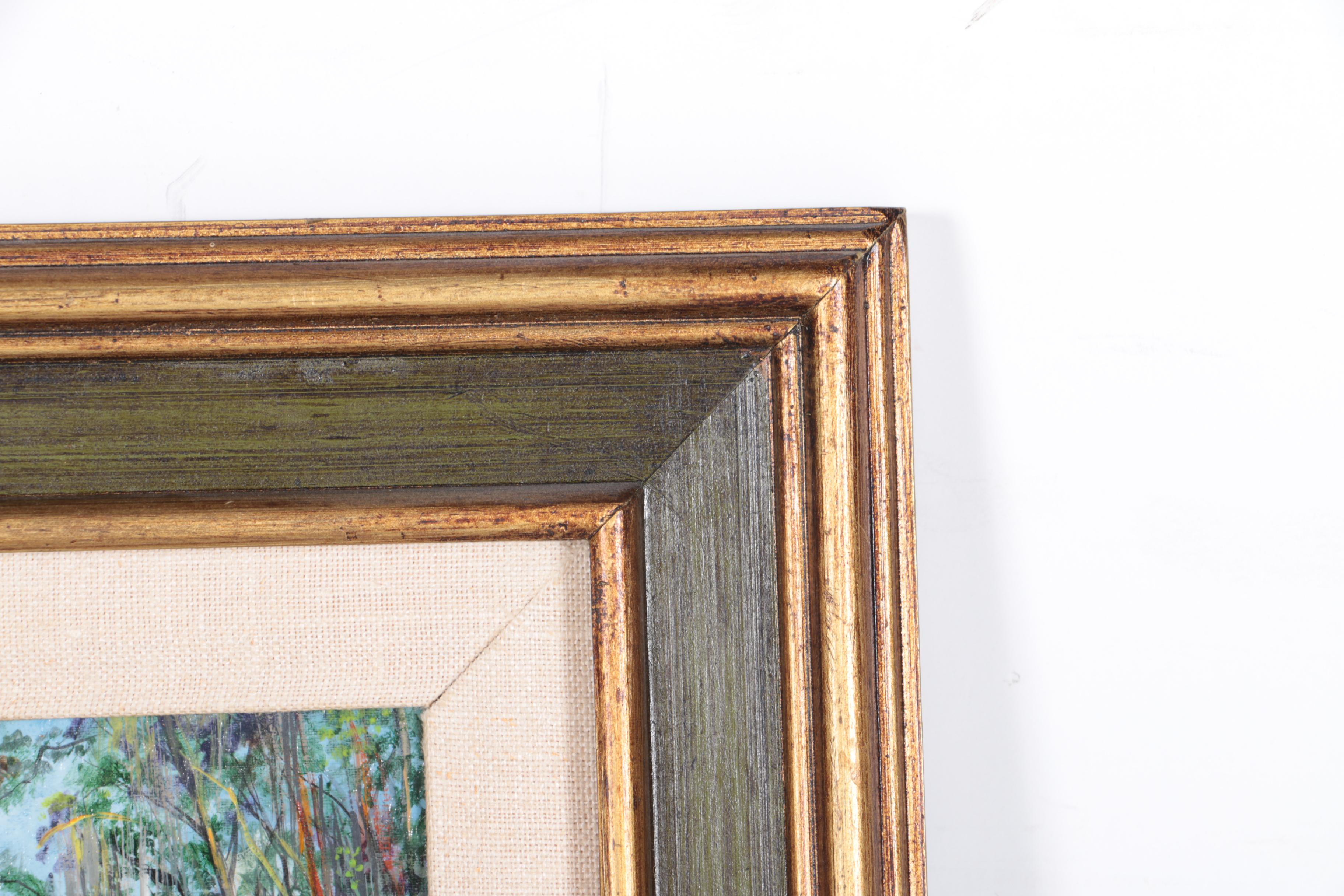 Shirley Sewell Miniature Oil Painting on Board of New Orleans