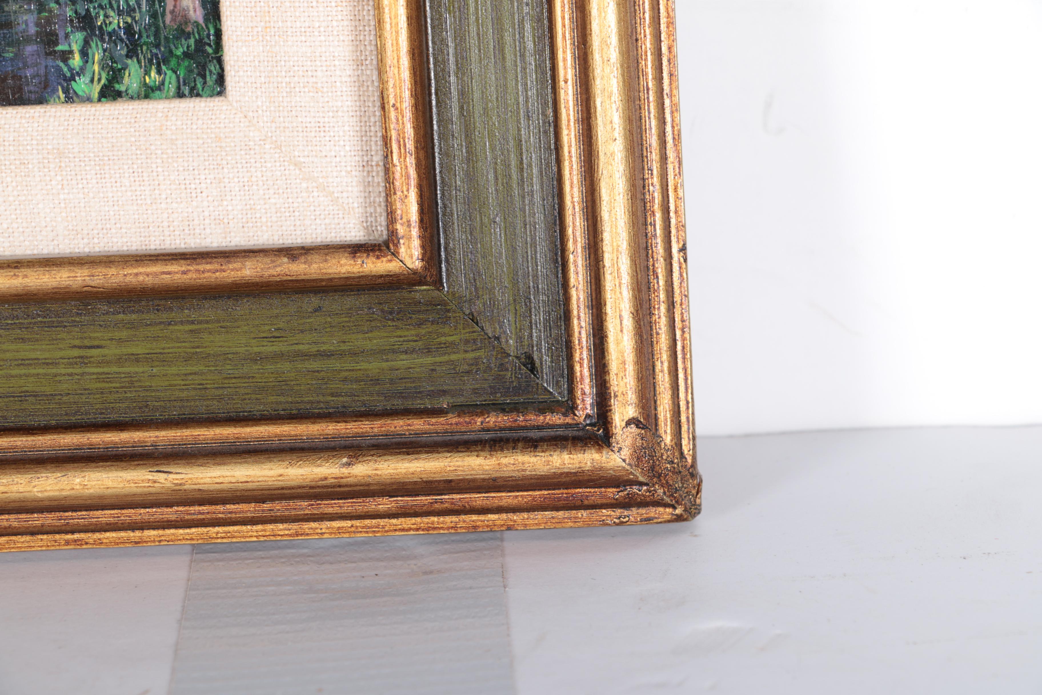 Shirley Sewell Miniature Oil Painting on Board of New Orleans