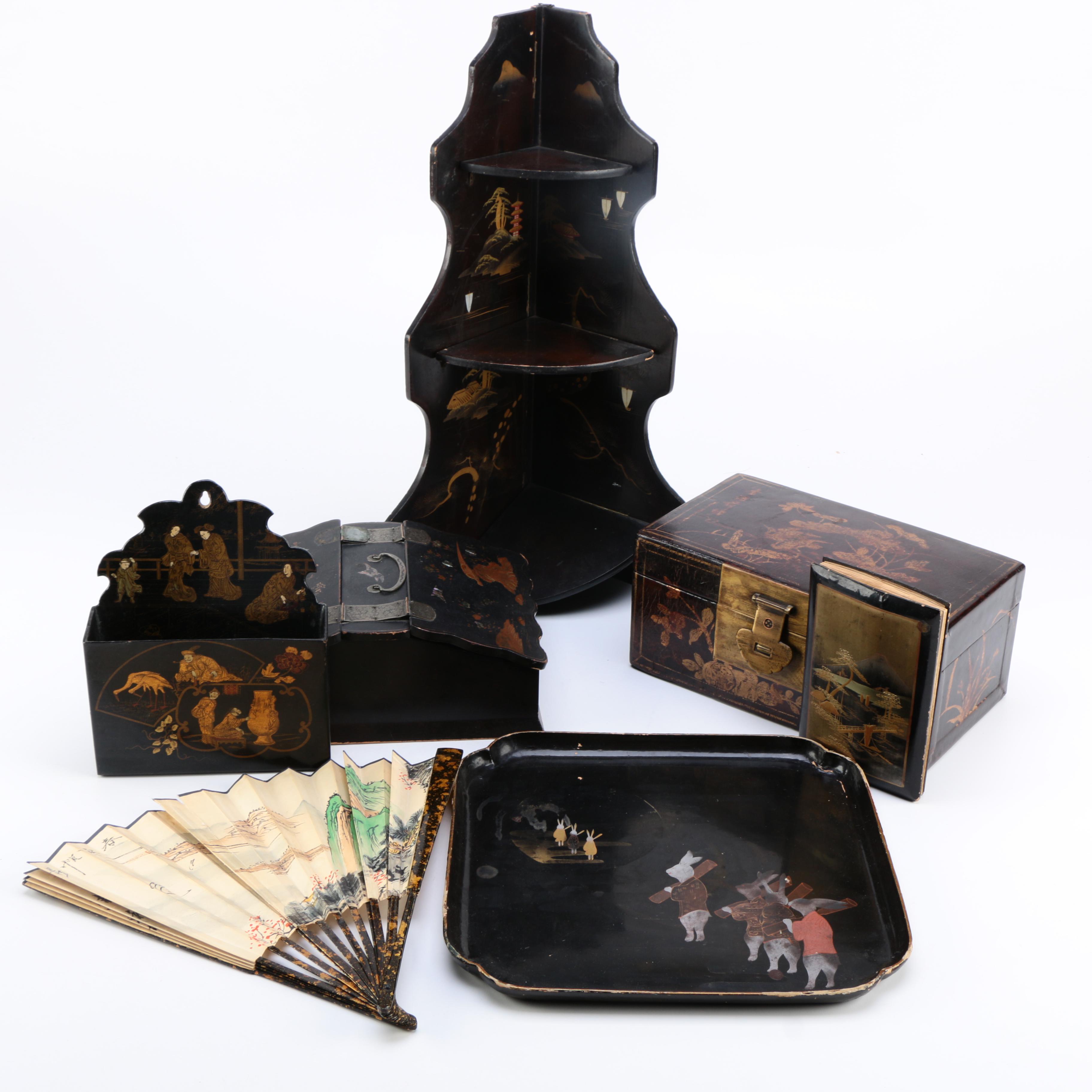 Late 19th Century Ornate French Chinoiserie Collection