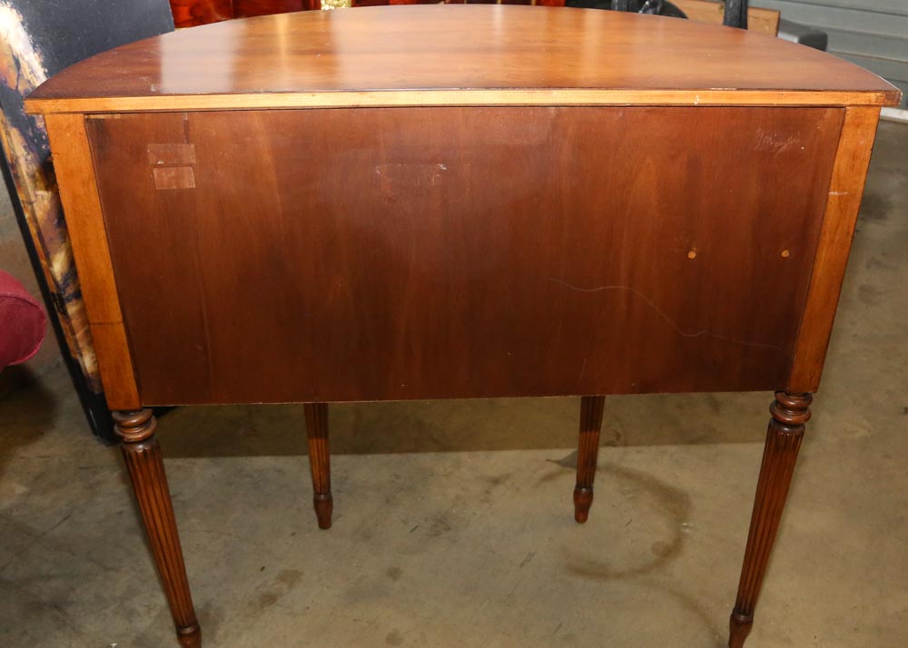 Maple Demilune Foyer Table