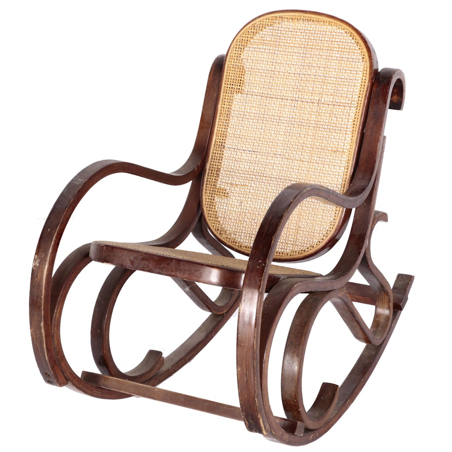 Children's Thonet Style Bentwood Rocking Chair