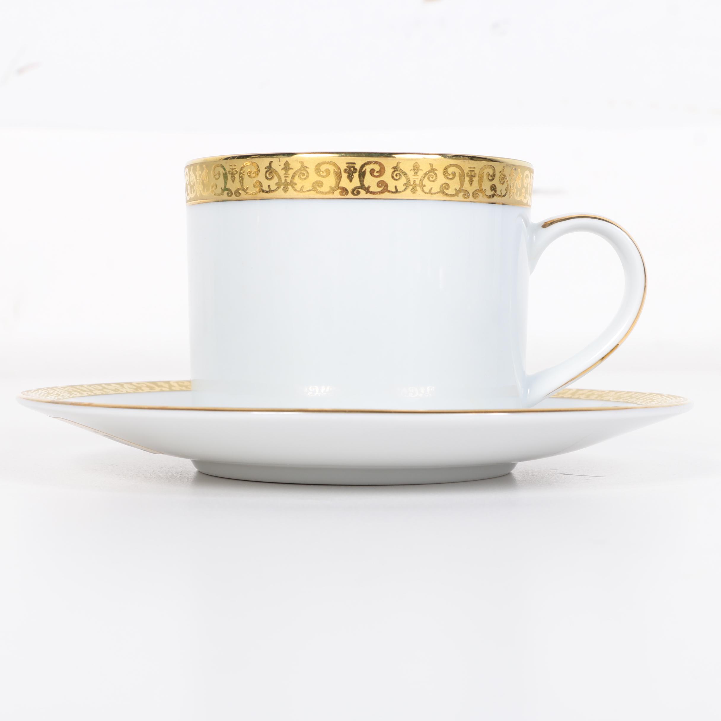 Royal Gallery China Set Featuring "Gold Buffet" Pattern