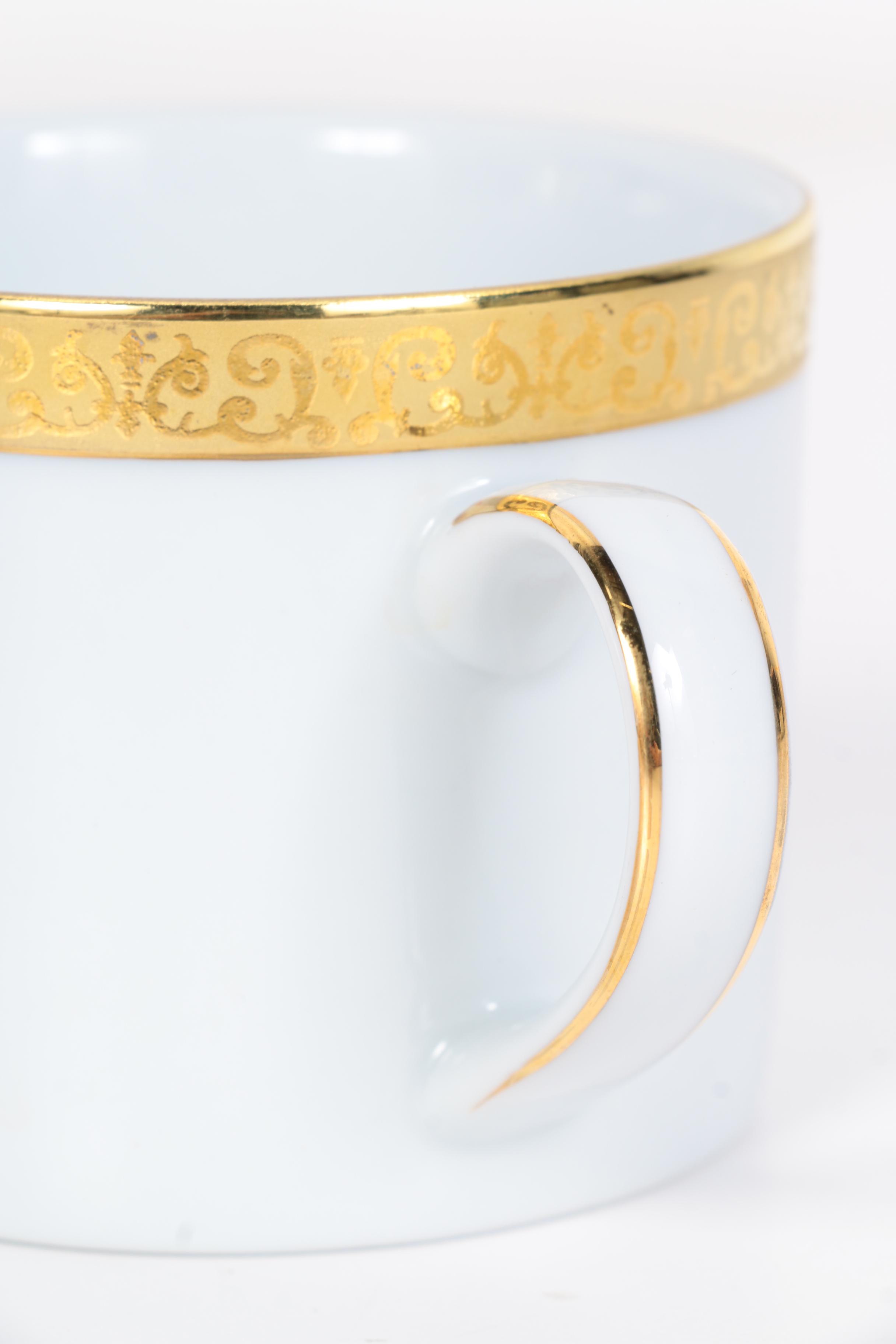 Royal Gallery China Set Featuring "Gold Buffet" Pattern