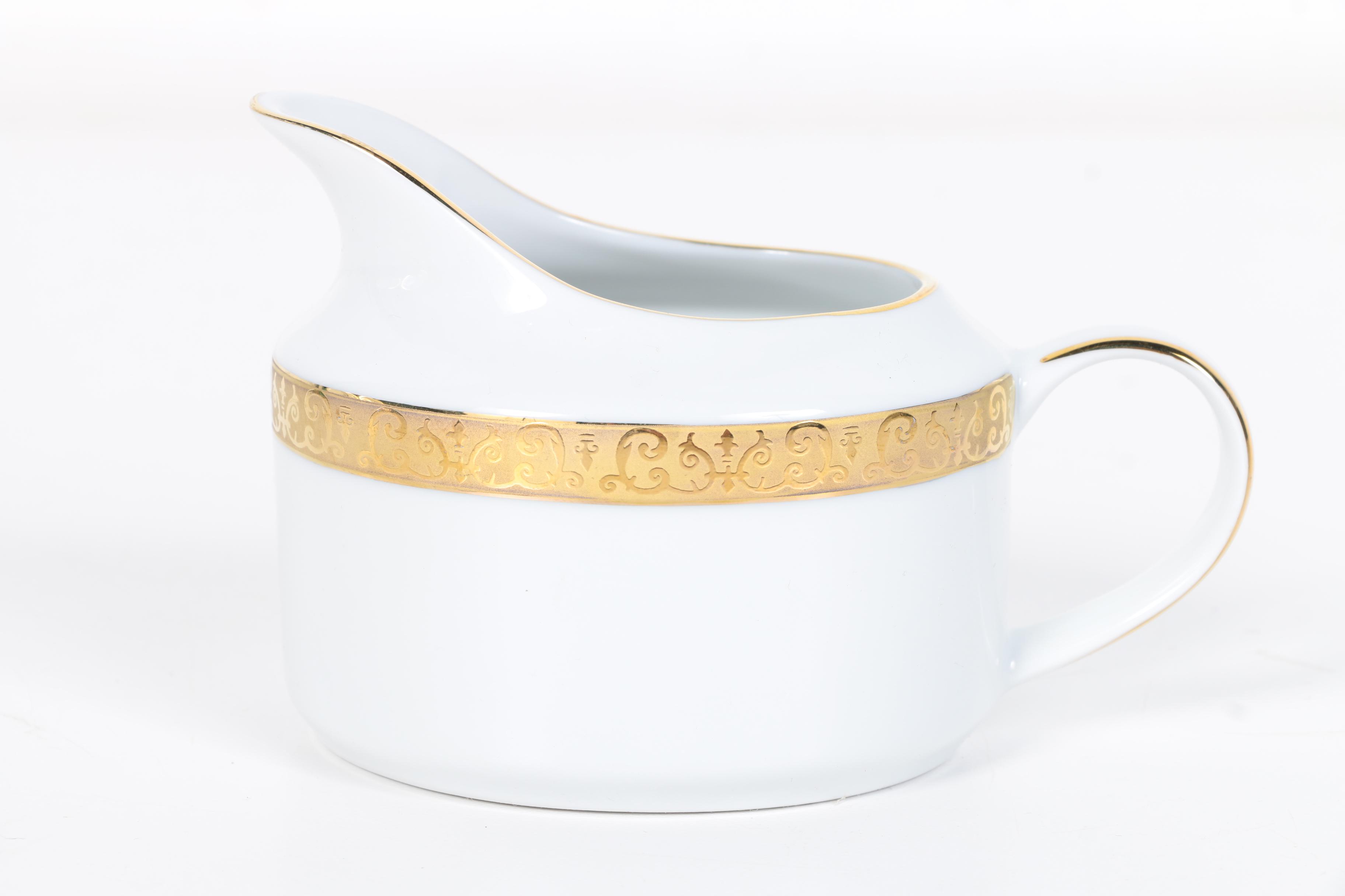 Royal Gallery China Set Featuring "Gold Buffet" Pattern