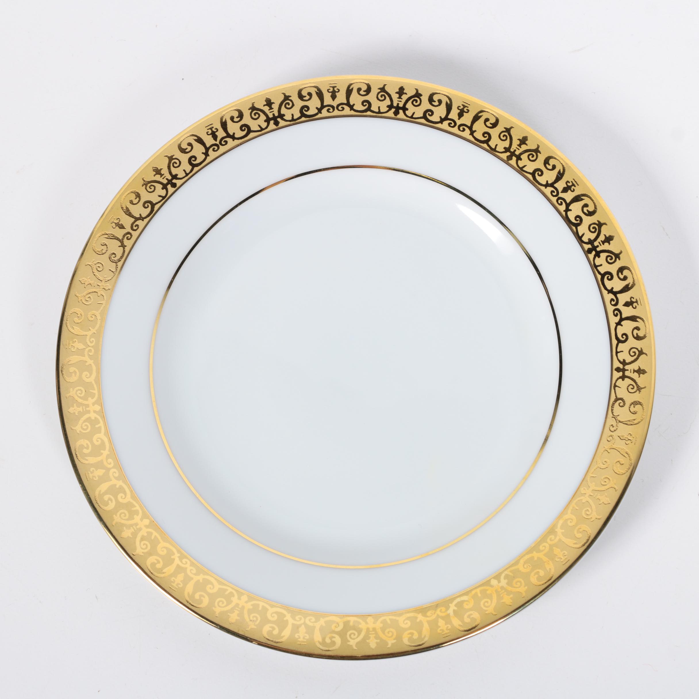 Royal Gallery China Set Featuring "Gold Buffet" Pattern