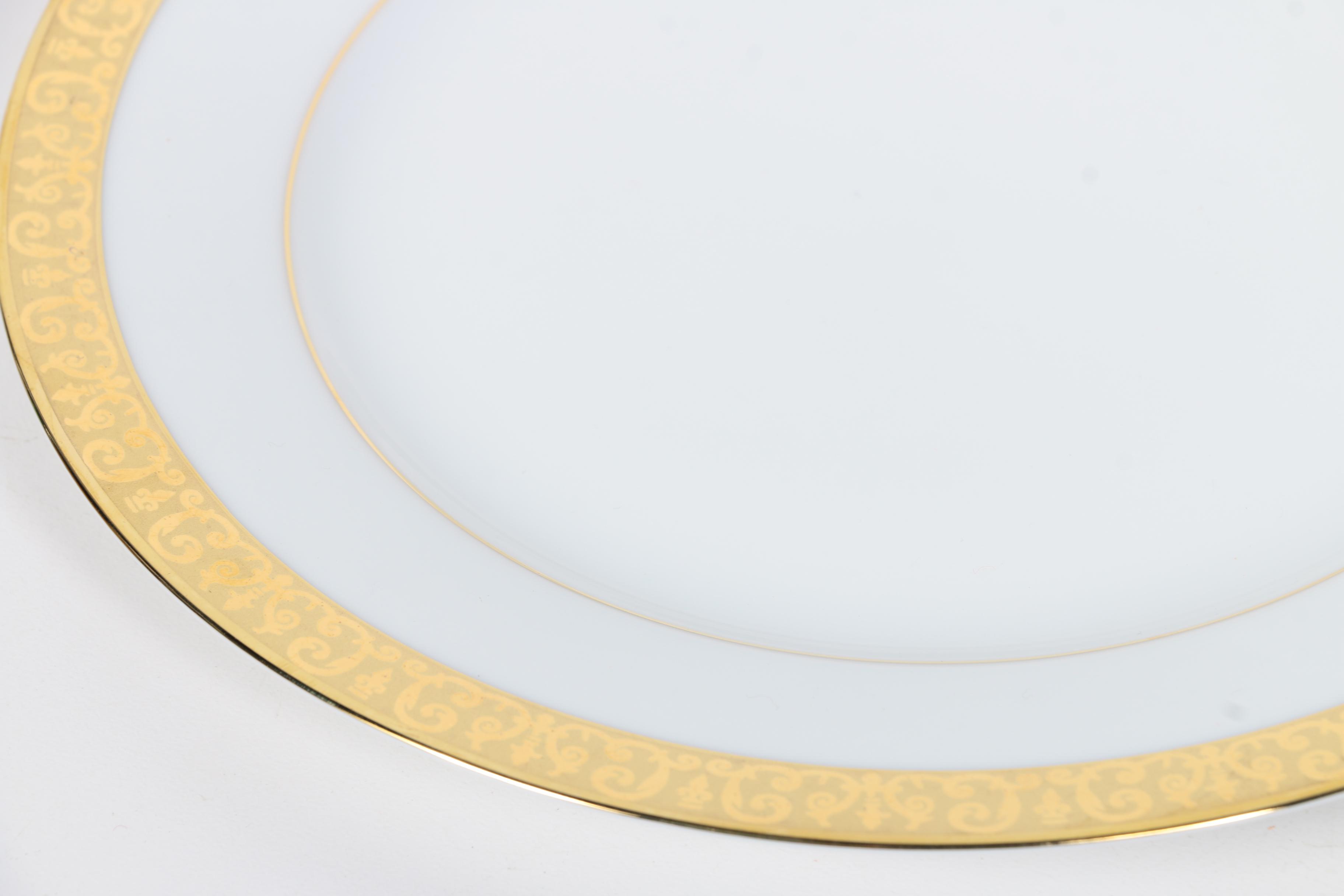 Royal Gallery China Set Featuring "Gold Buffet" Pattern