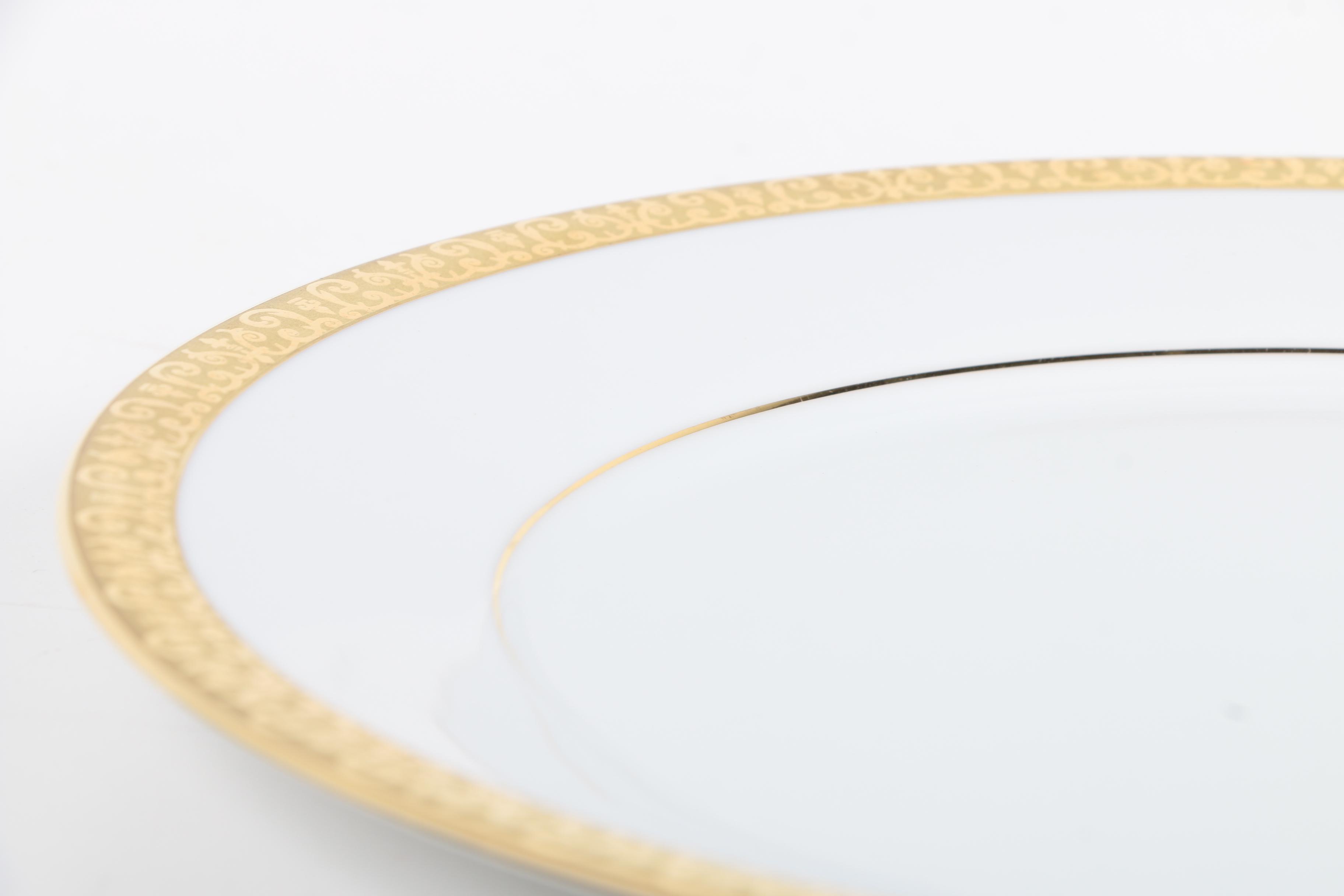 Royal Gallery China Set Featuring "Gold Buffet" Pattern