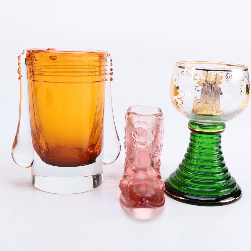 Assortment of Glass Giftware and Tableware