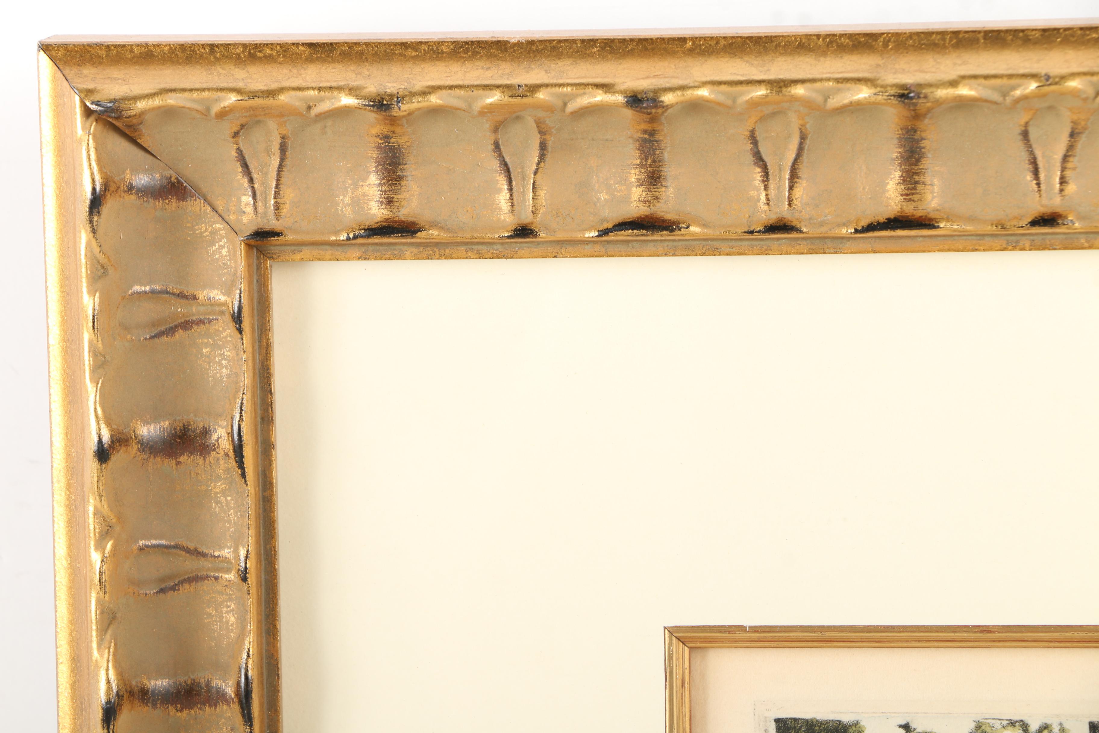 Sandy MacAllister Limited Edition Intaglio "Aechmea Fasciata"