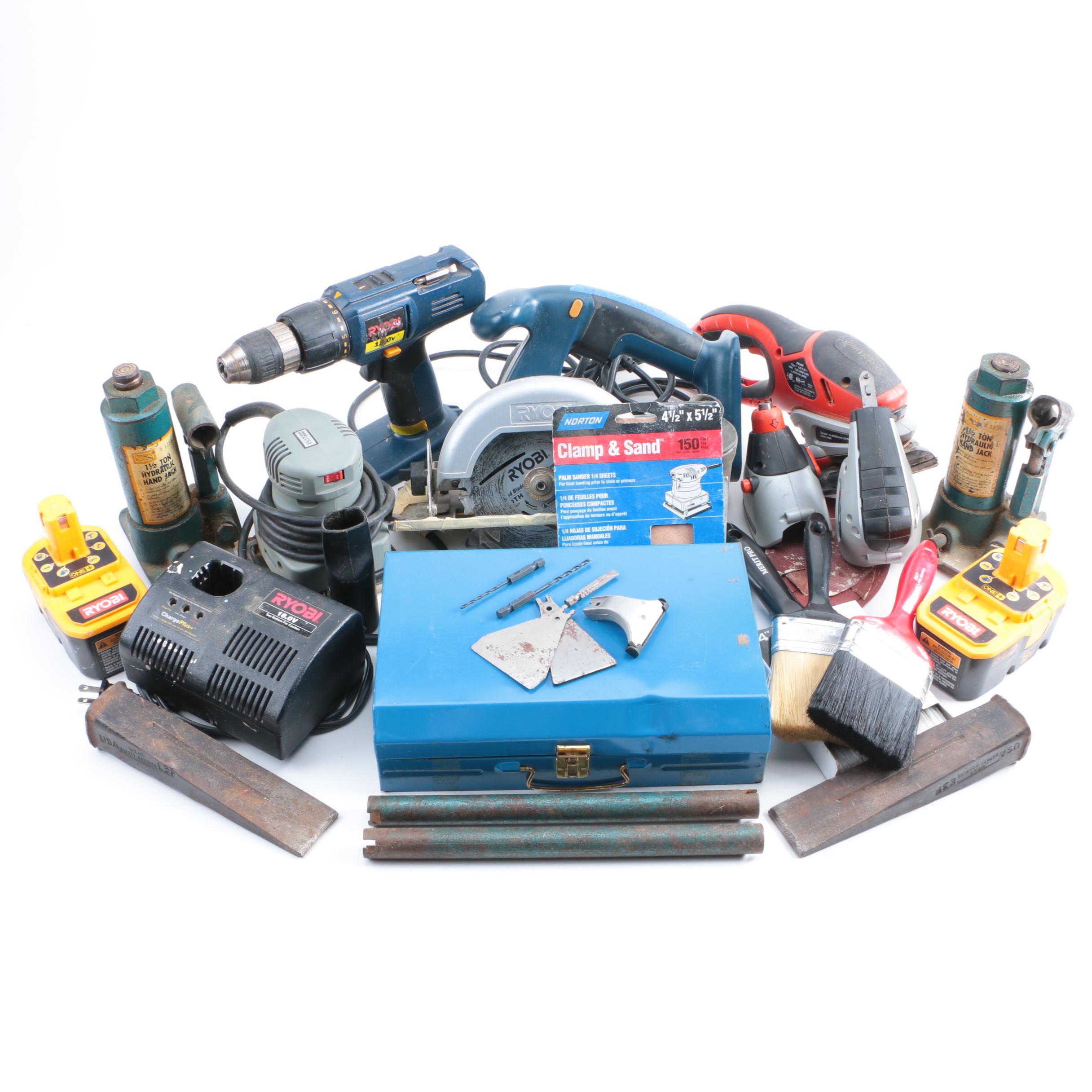 Grouping of Assorted Tools