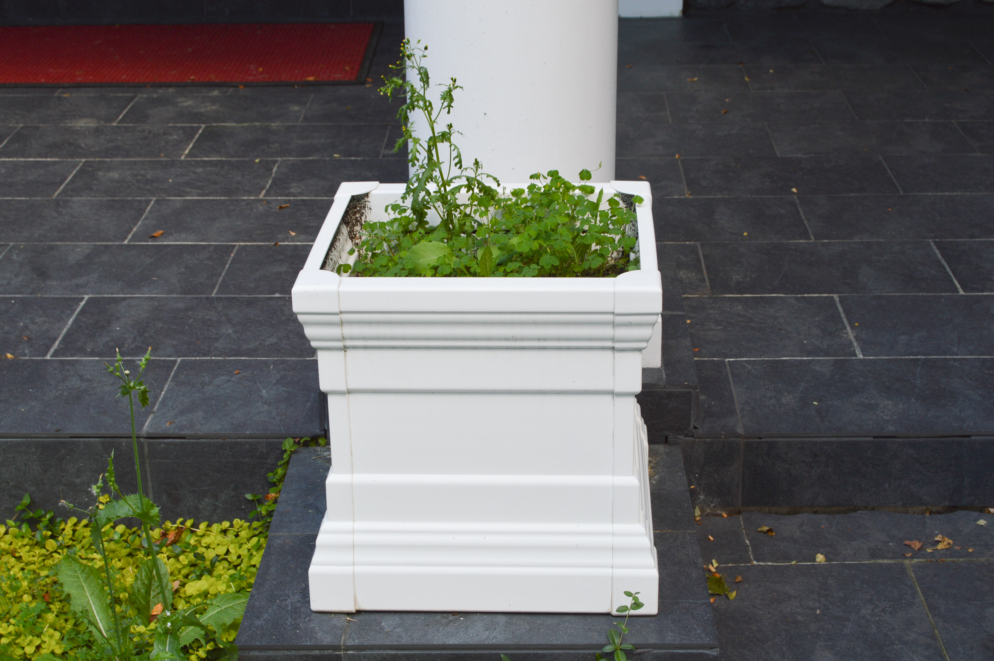 Large Outdoor Resin Square Planters