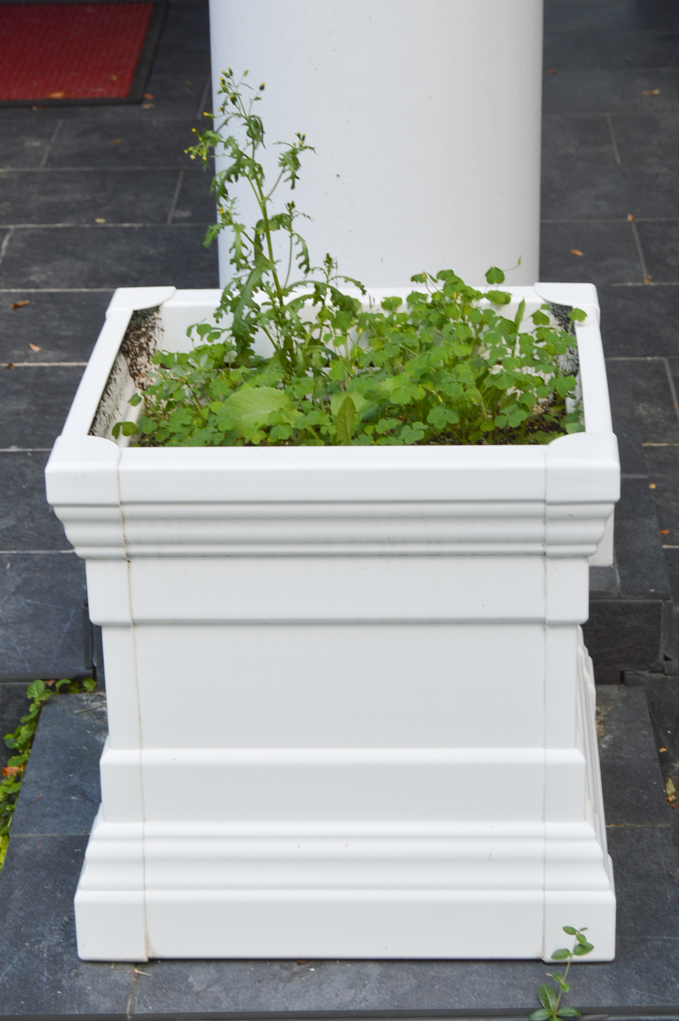 Large Outdoor Resin Square Planters