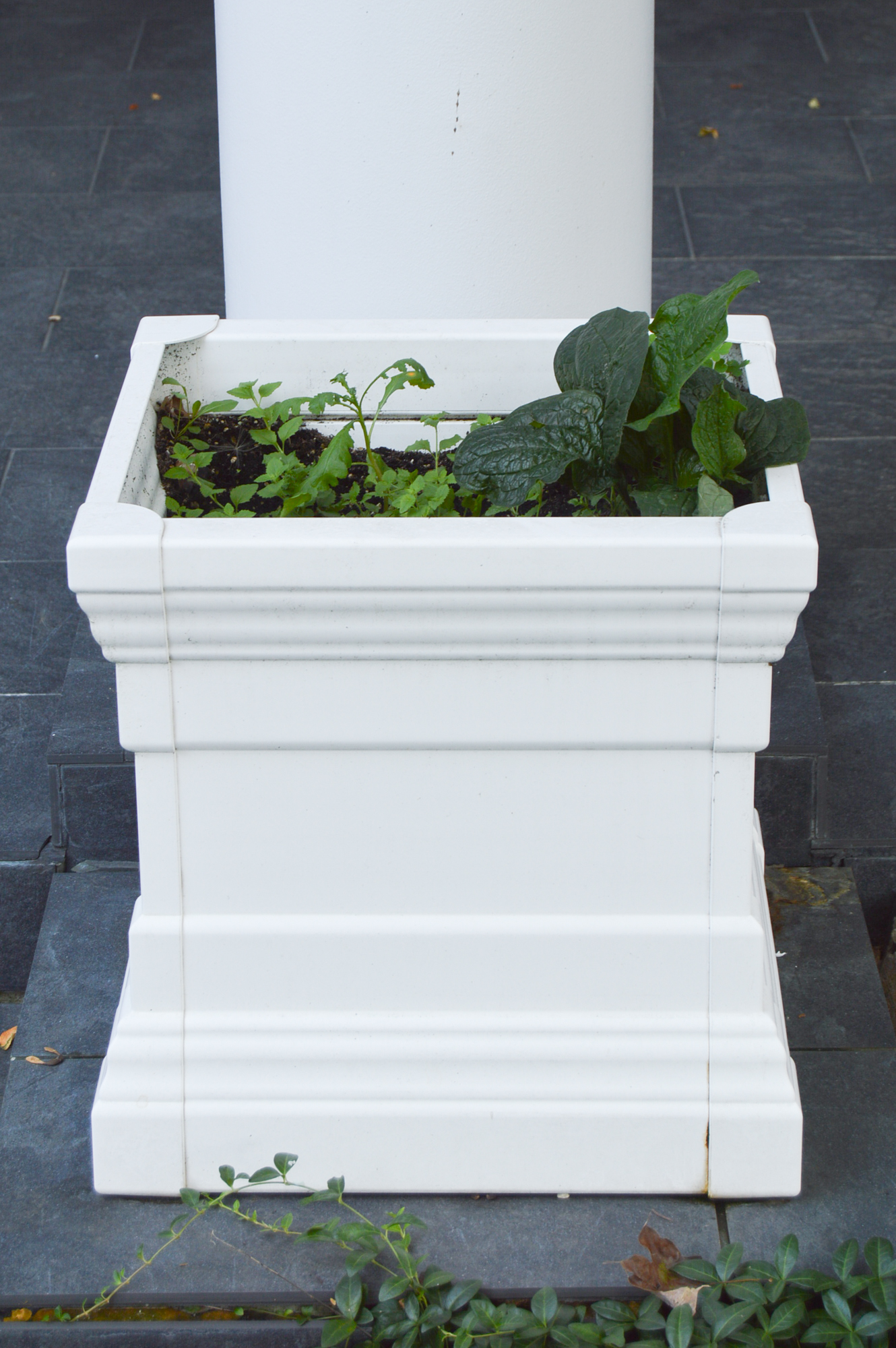 Large Outdoor Resin Square Planters