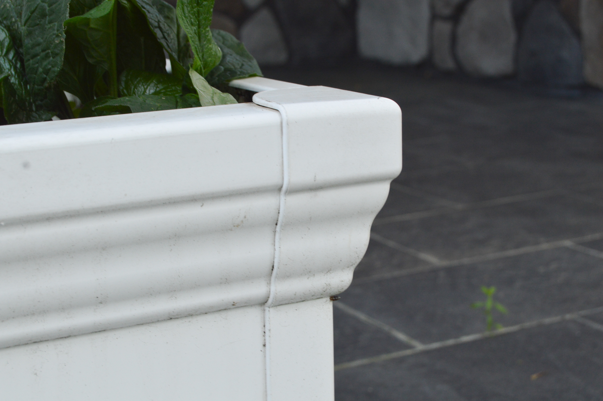 Large Outdoor Resin Square Planters