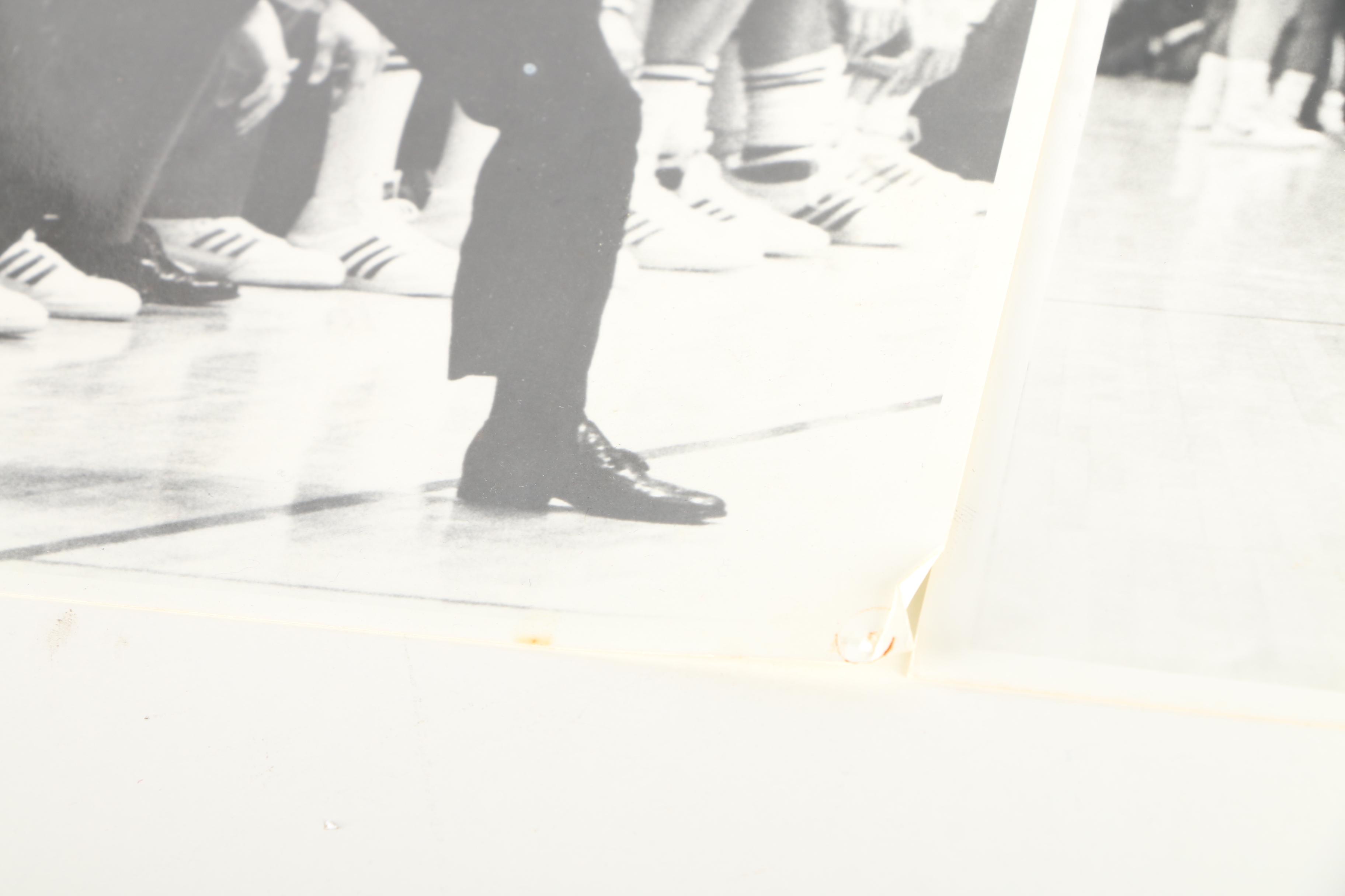 Autographed Bobby Knight Chair-Throwing Photographs