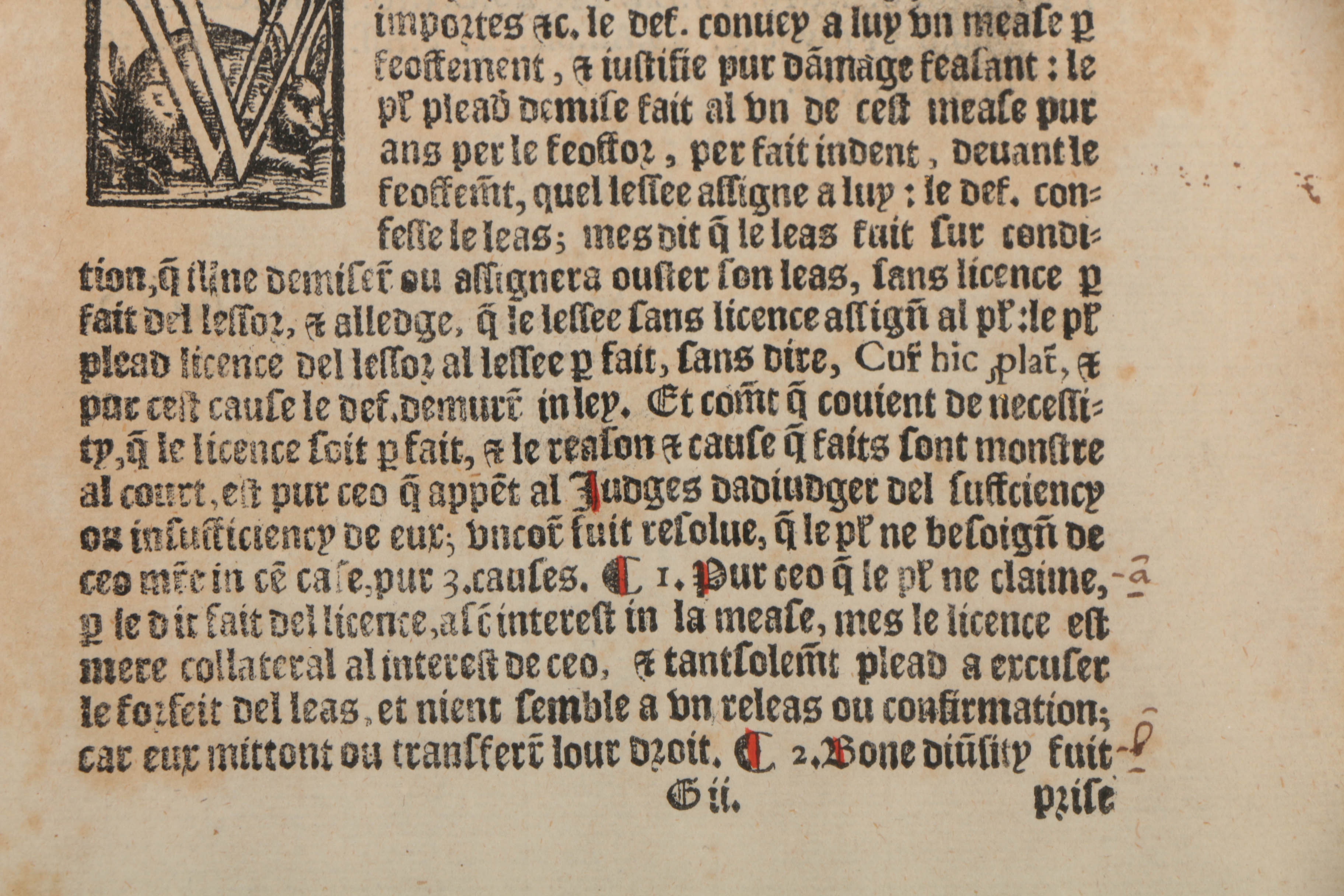 Pair of Pages from the Published Reports of Sir Edward Coke