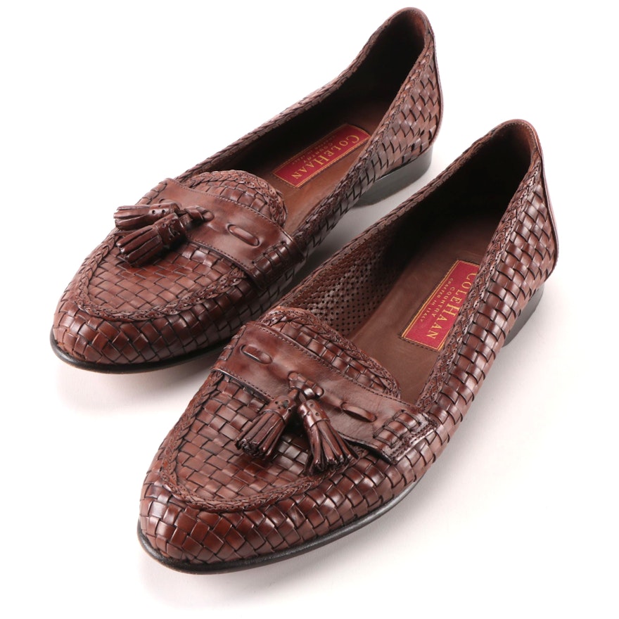 Men's Cole Haan Country Woven Leather Loafers