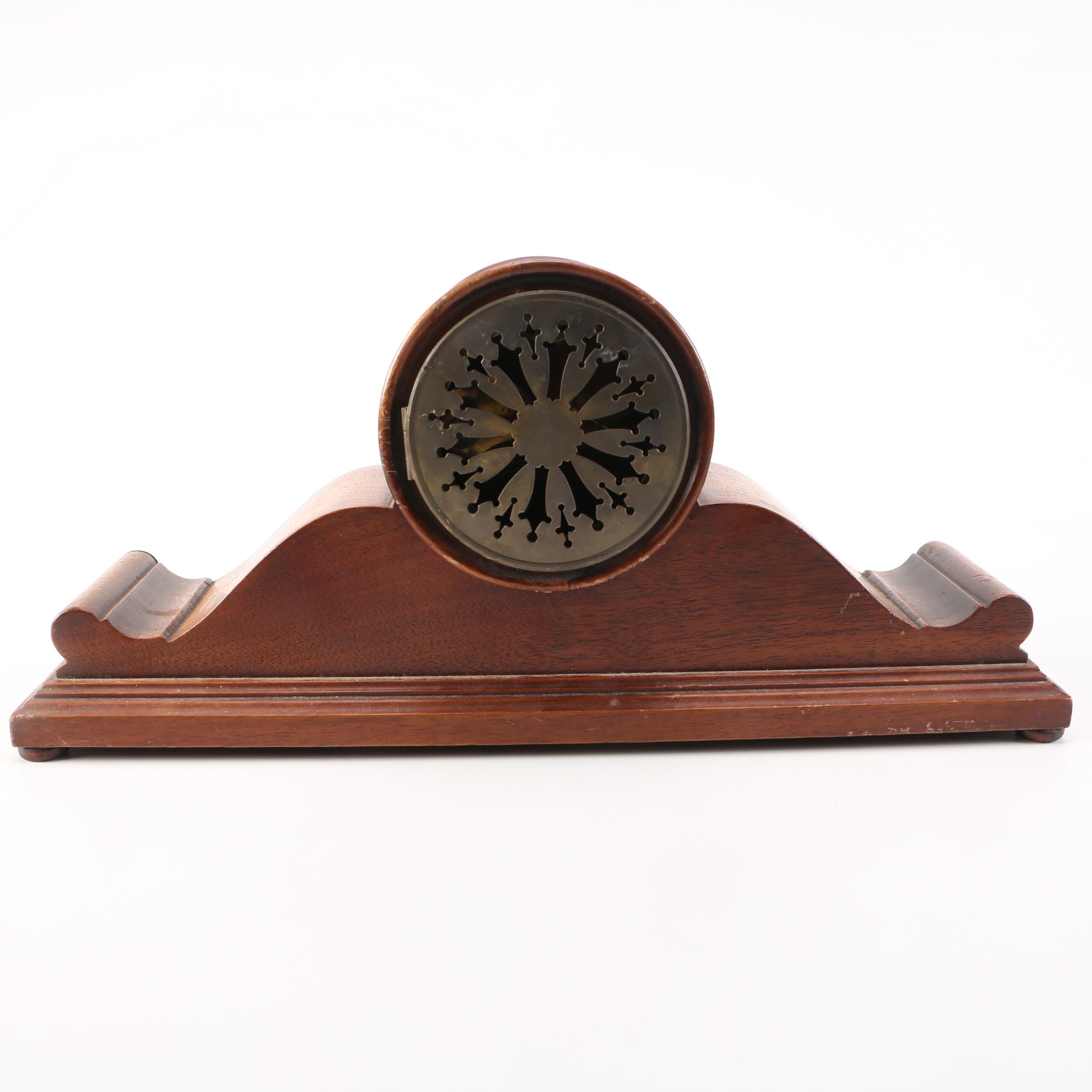 Fred Butcher & Sons Wood Mantle Clock