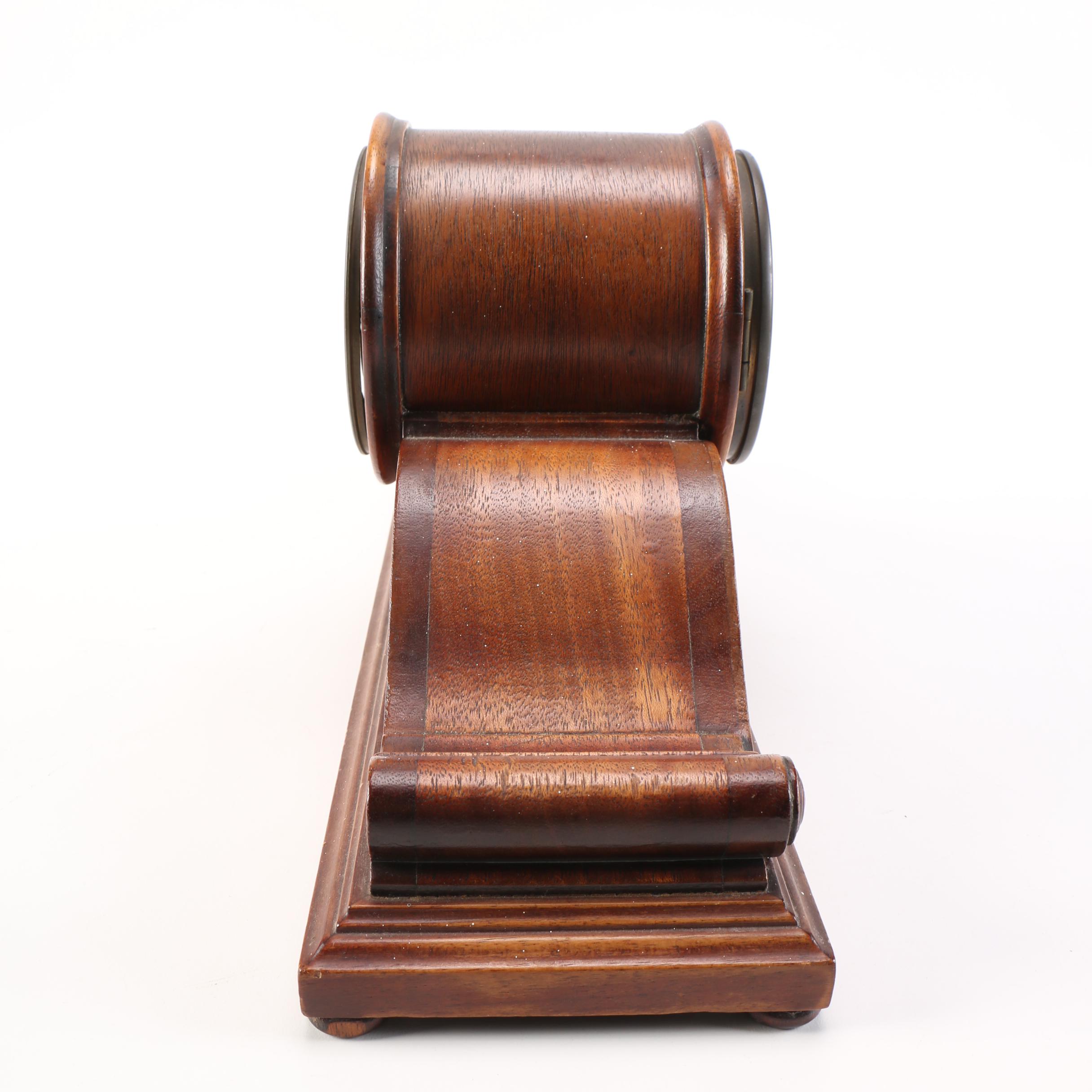 Fred Butcher & Sons Wood Mantle Clock