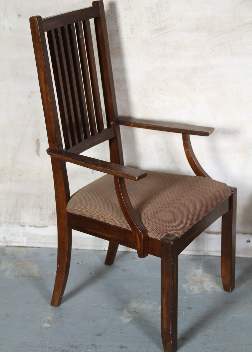 Mission Style Wooden Dining Table and Chairs