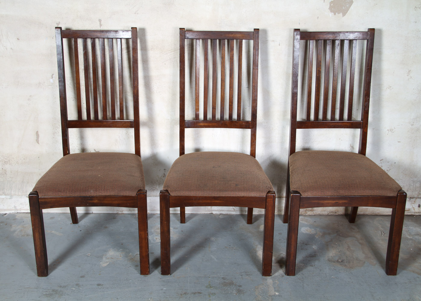 Mission Style Wooden Dining Table and Chairs