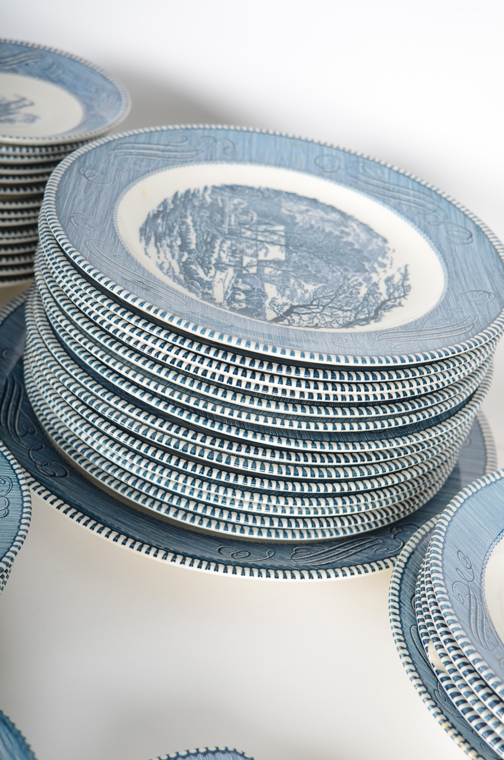 Blue and White Dinnerware