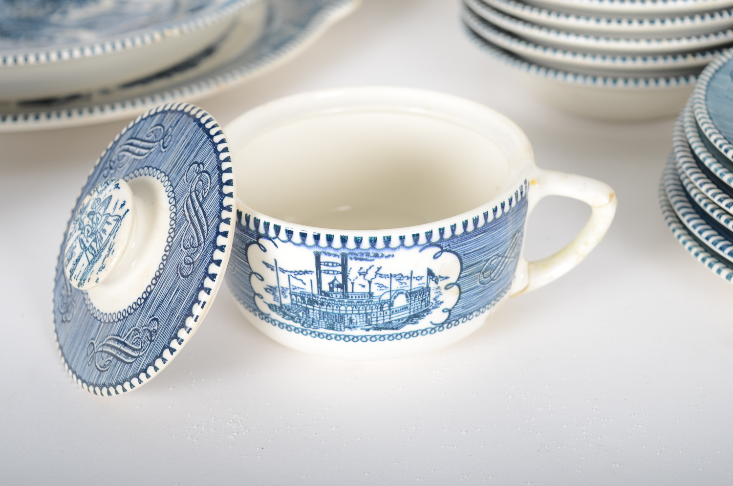 Blue and White Dinnerware