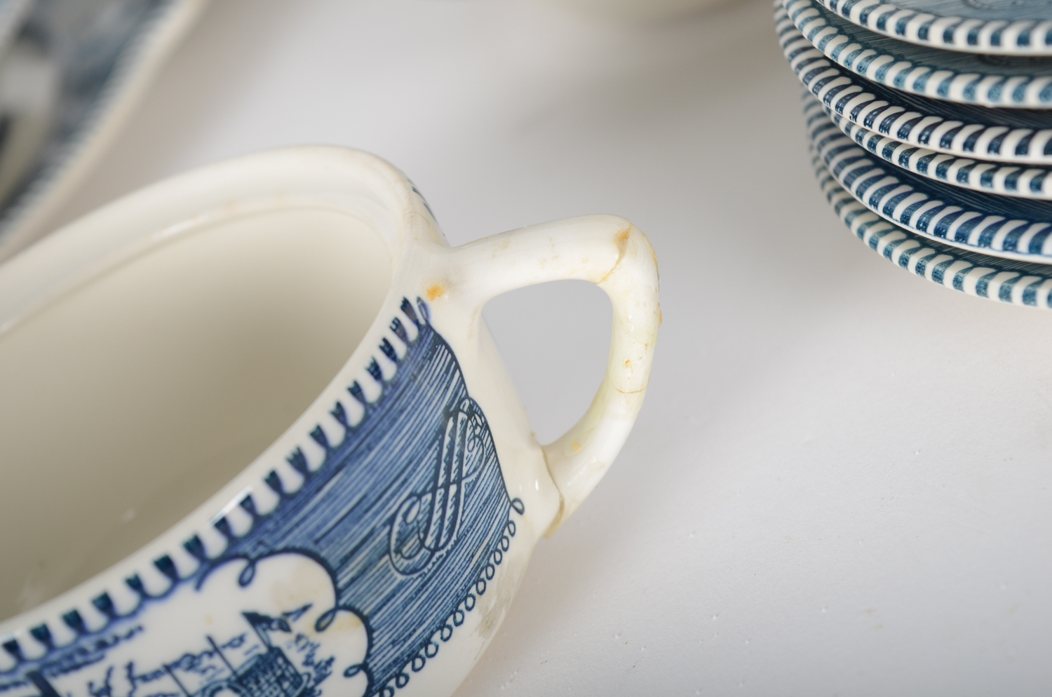 Blue and White Dinnerware