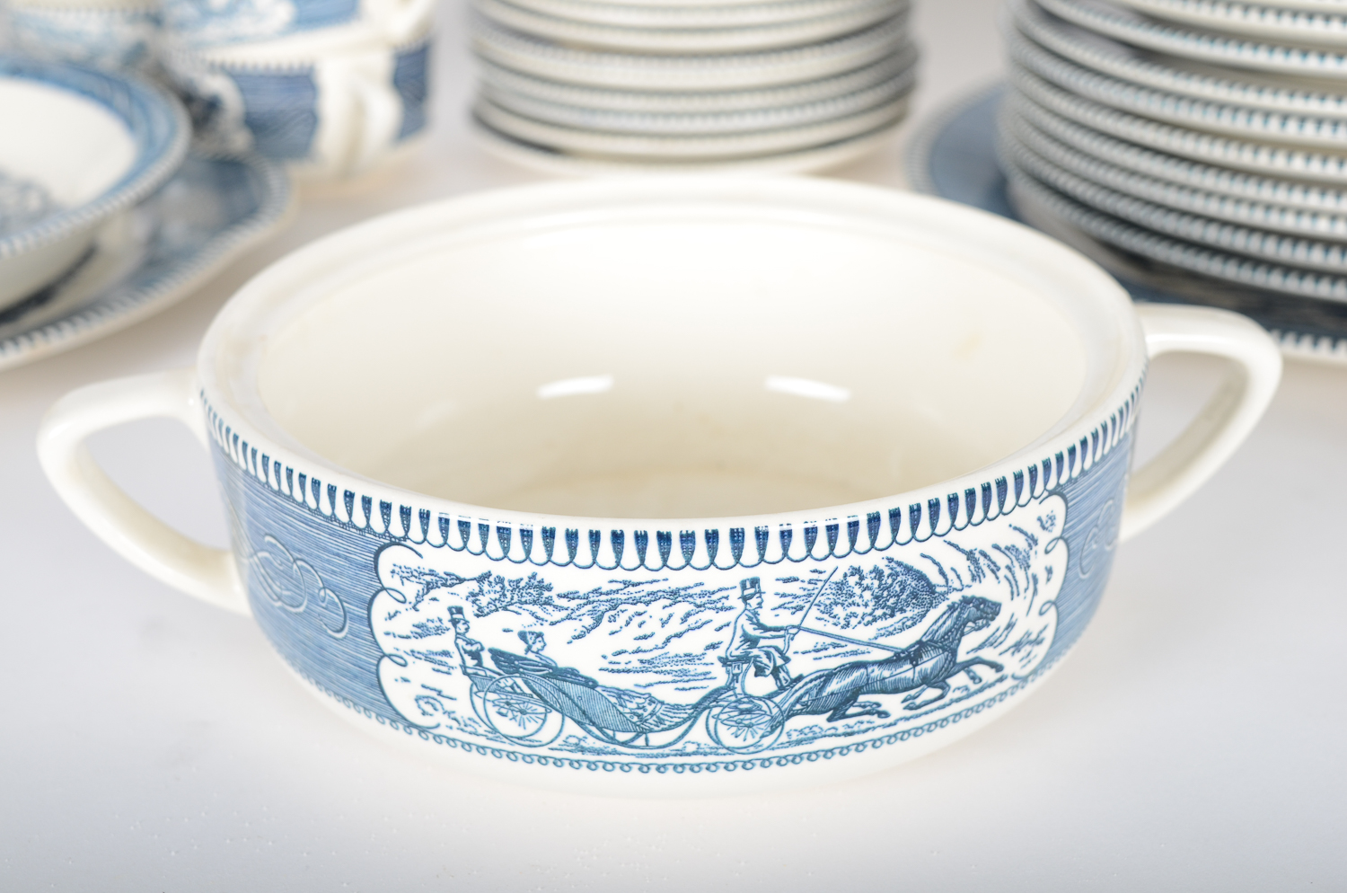 Blue and White Dinnerware