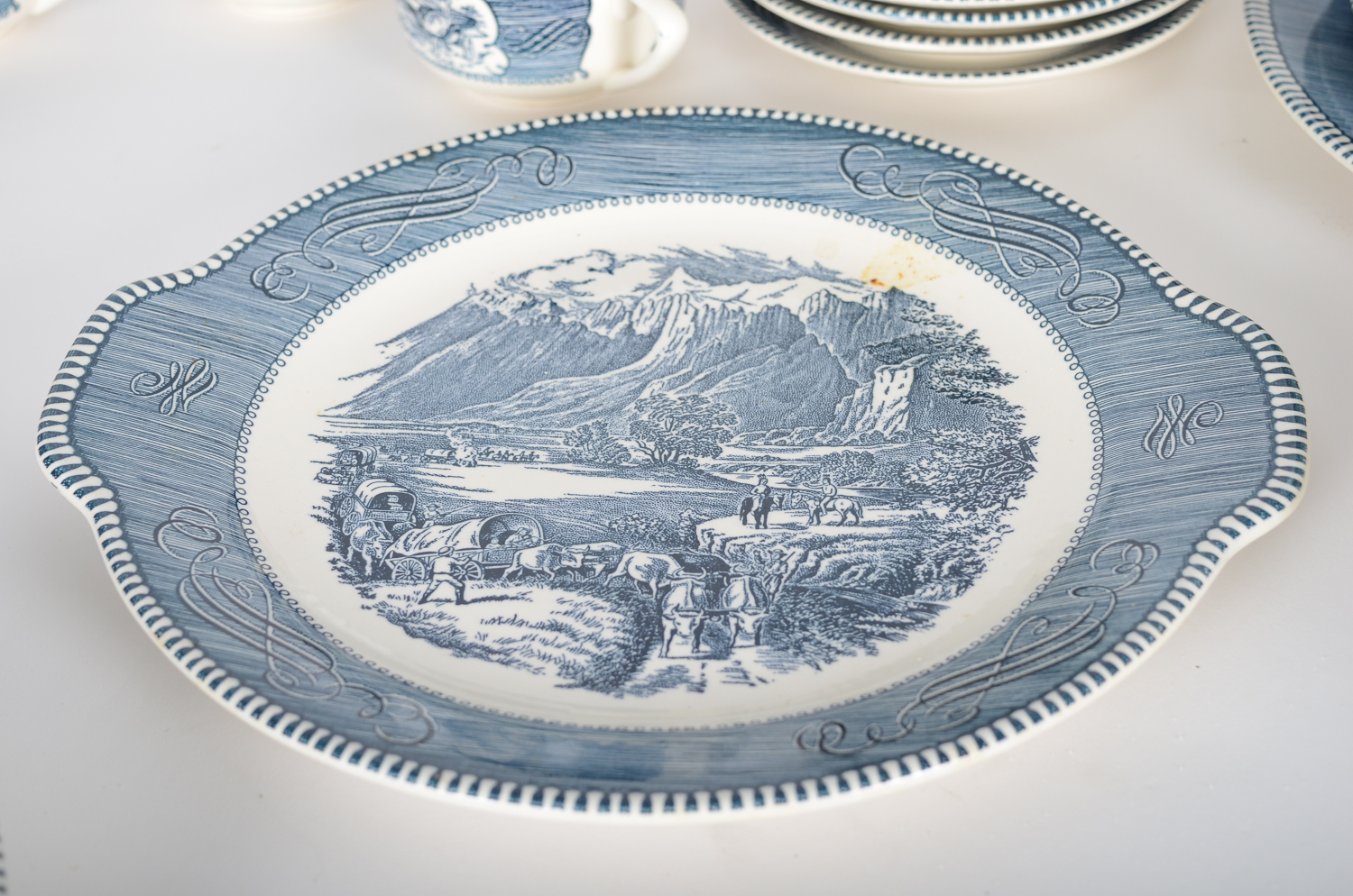 Blue and White Dinnerware