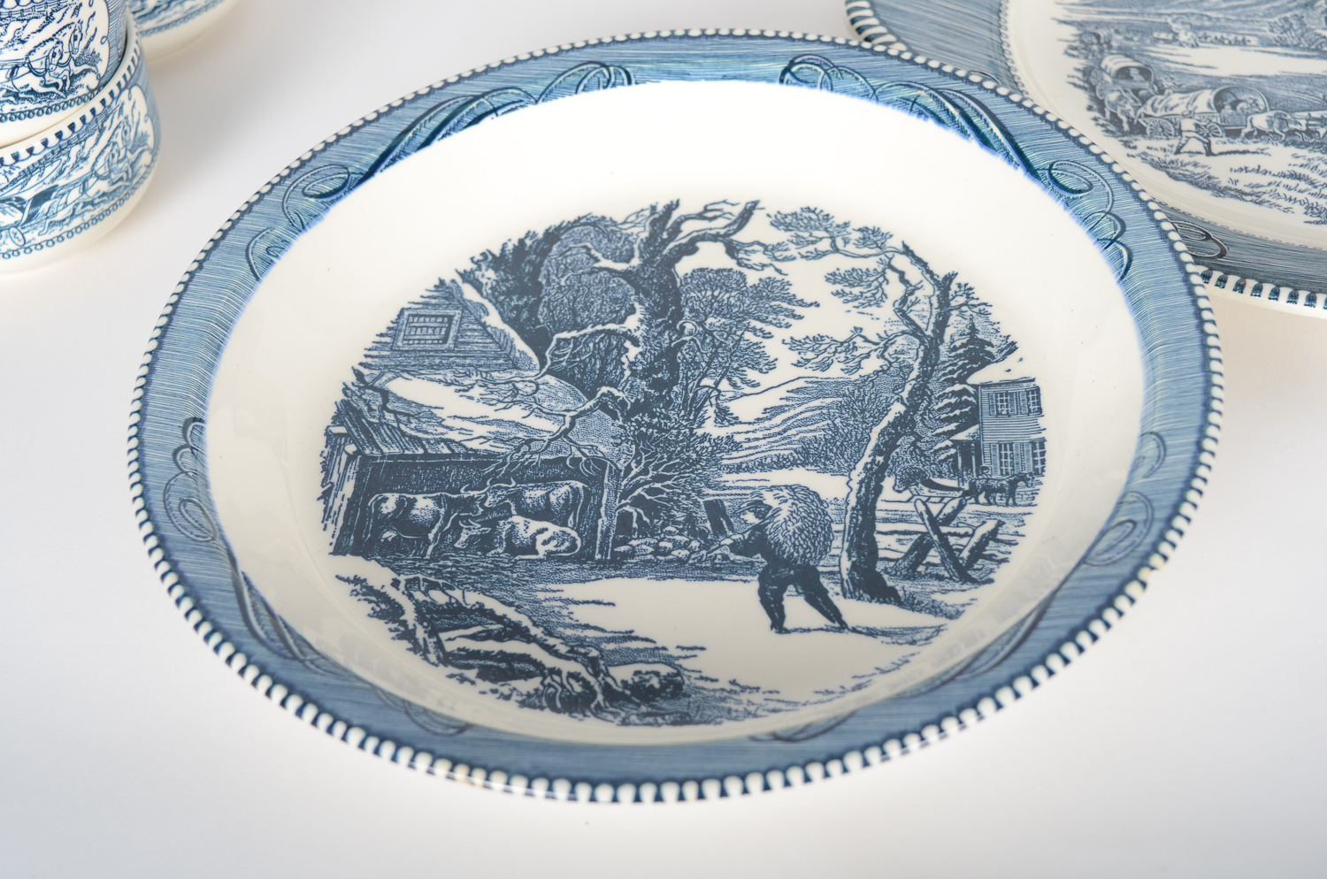 Blue and White Dinnerware