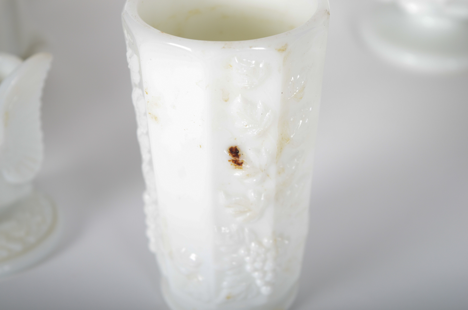 Vintage Milk Glass Serveware Including Westmoreland Glass