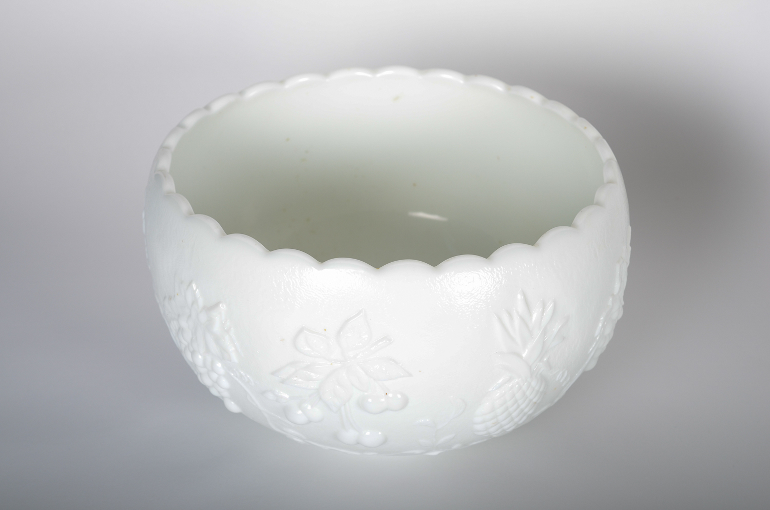 Vintage Milk Glass Serveware Including Westmoreland Glass