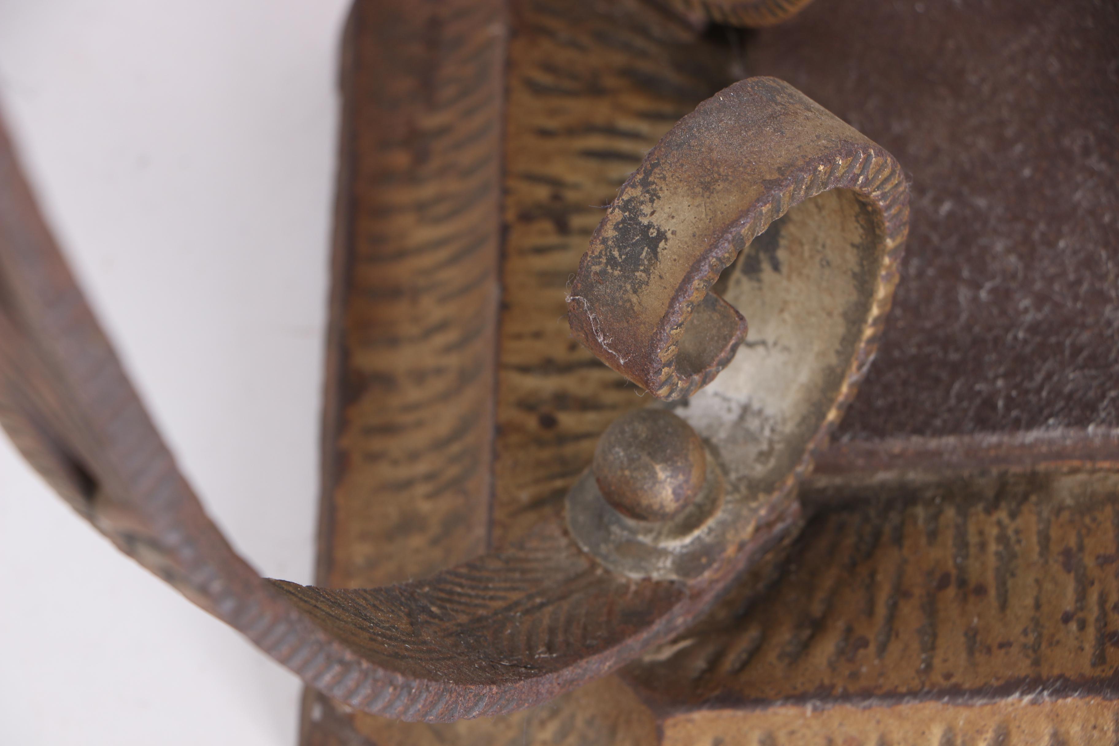 Vintage Art Deco Metal Side Table