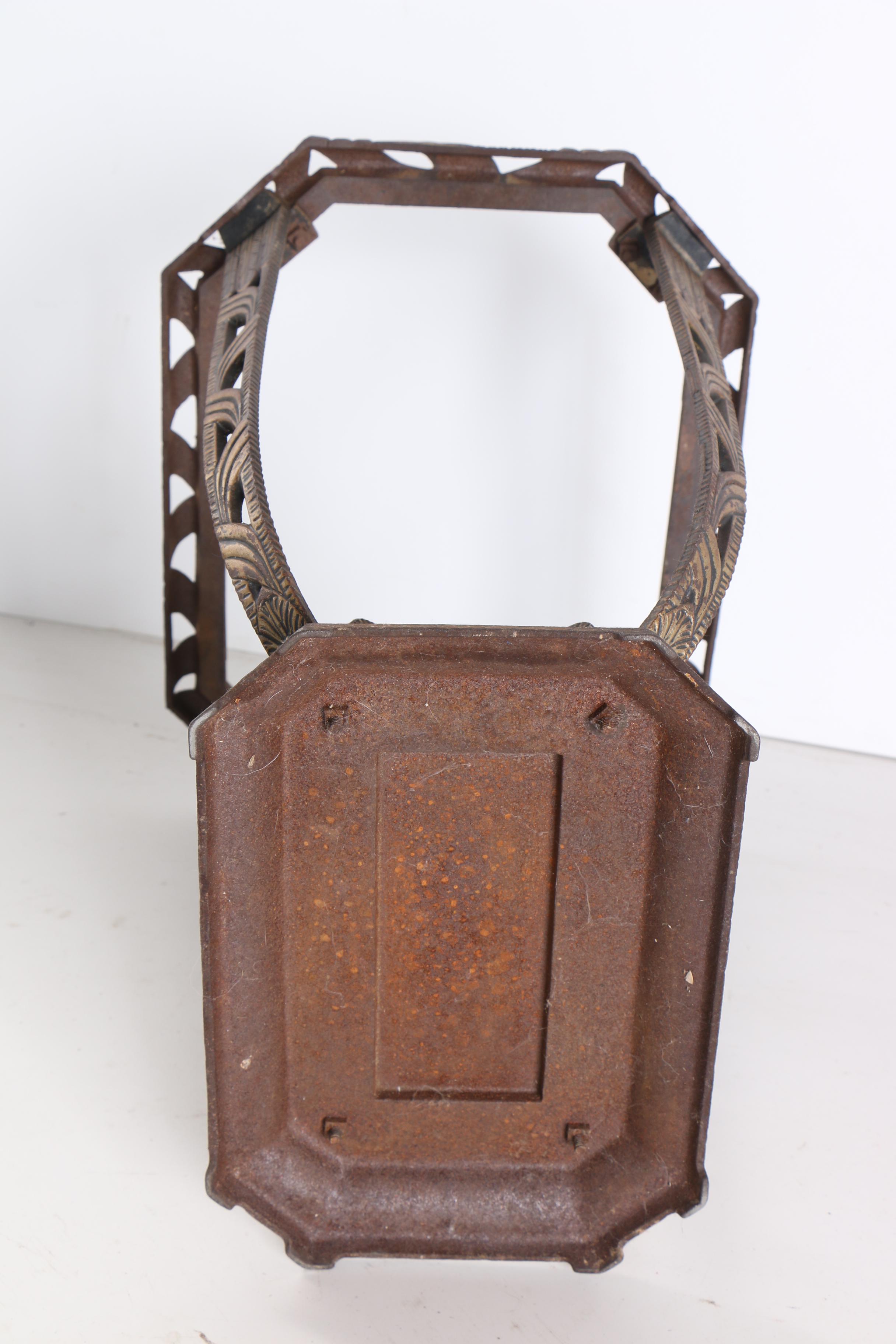 Vintage Art Deco Metal Side Table