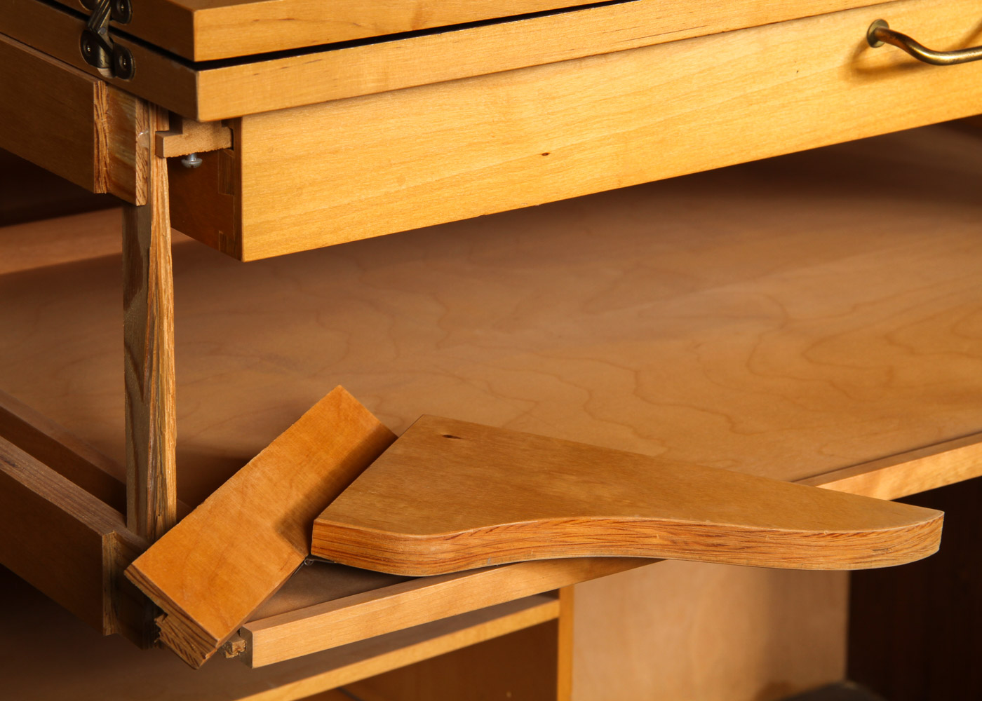 Mummenthaler & Meier Rosewood "Magic Box" Folding Desk Cabinet