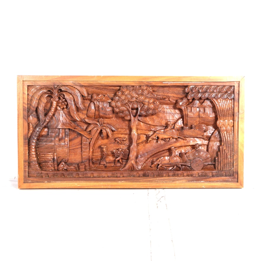 Southeast Asian Relief Carving