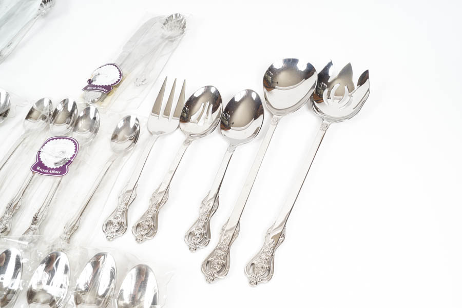 Set of "Heritage Mint" Stainless Flatware