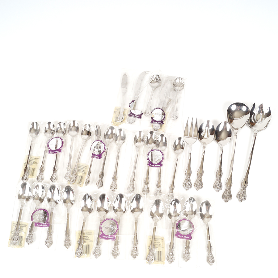 Set of "Heritage Mint" Stainless Flatware