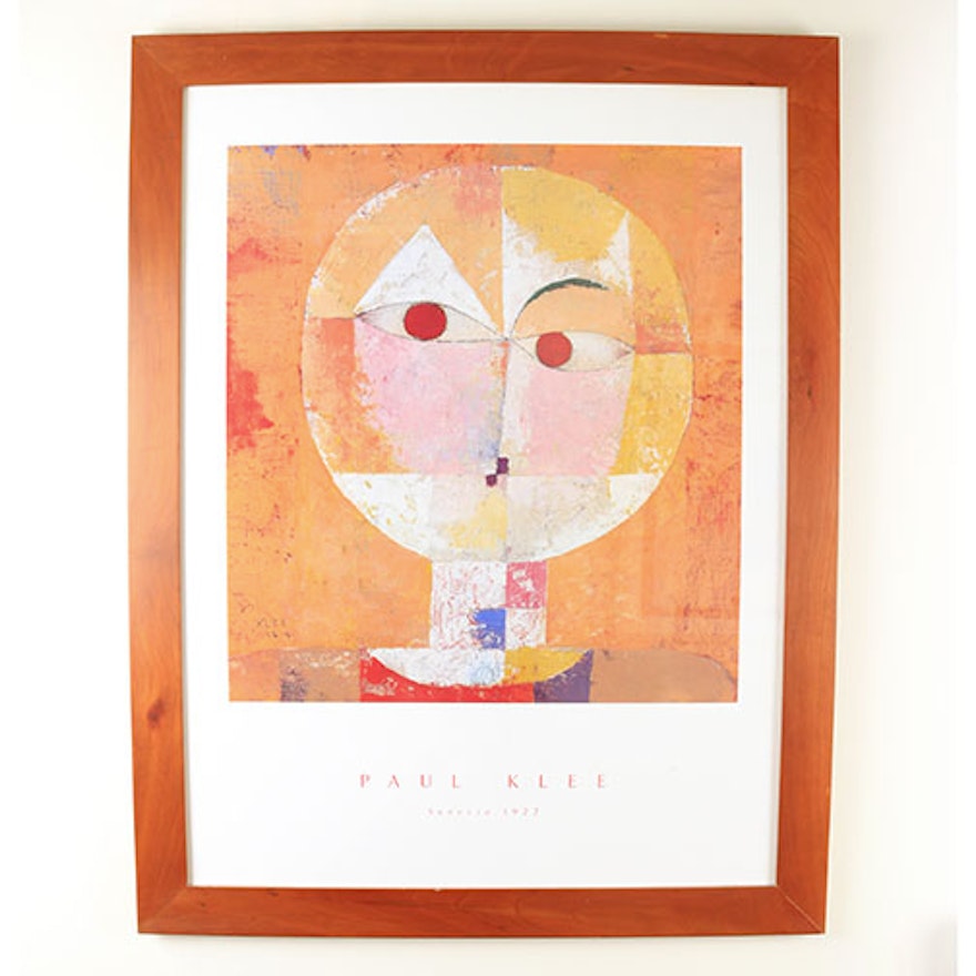 Offset Lithograph after Paul Klee "Scenecio"