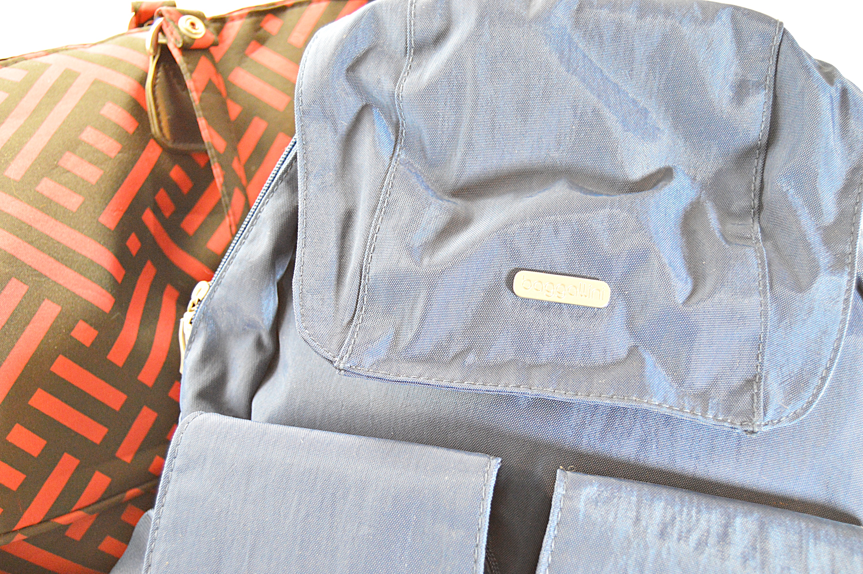 Baggallini Vinyl "Mission" Back Pack and Jenni Chan Duffle