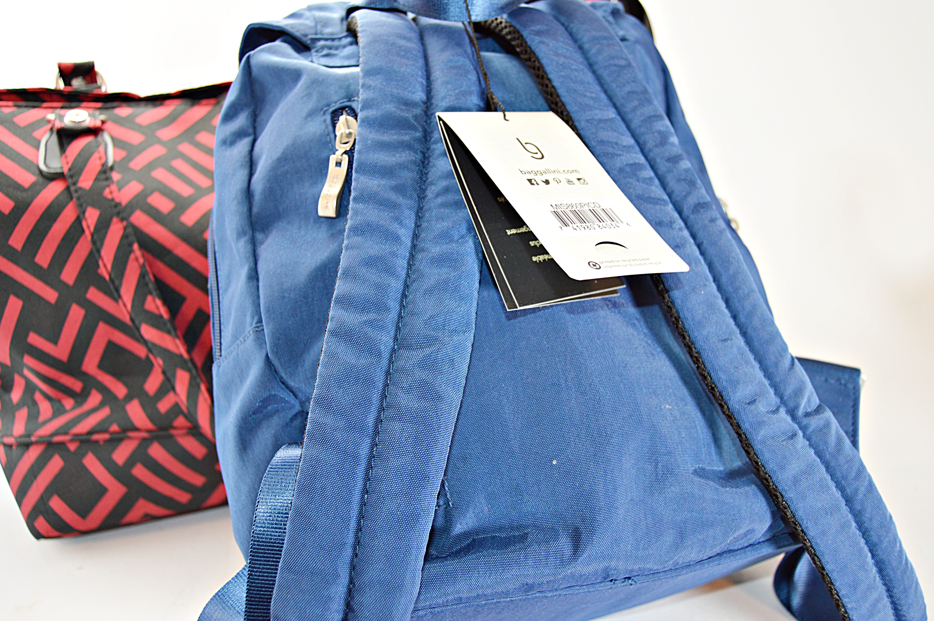 Baggallini Vinyl "Mission" Back Pack and Jenni Chan Duffle