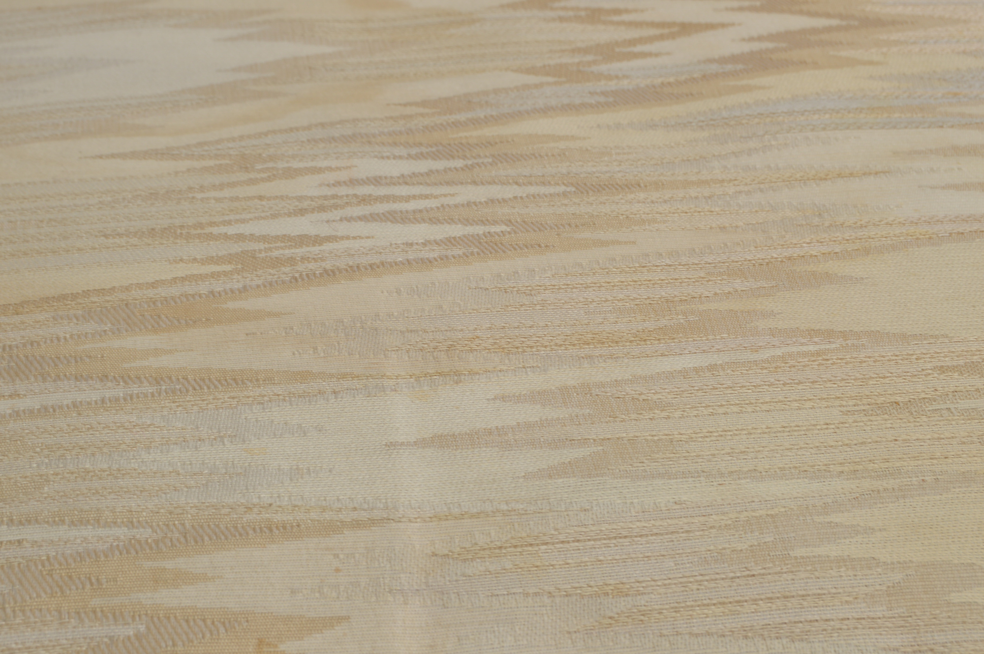 Low-Backed Oak Chair with Pair of End Tables