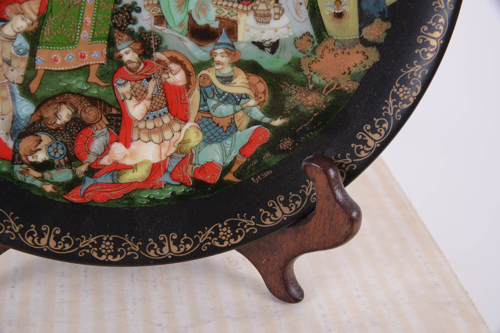 Russian Legend Series Porcelain Collector Plates