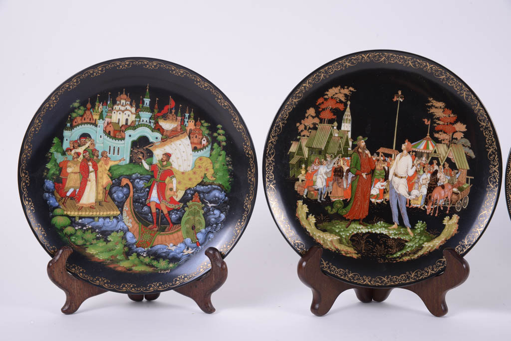 Russian Legend Series Porcelain Collector Plates
