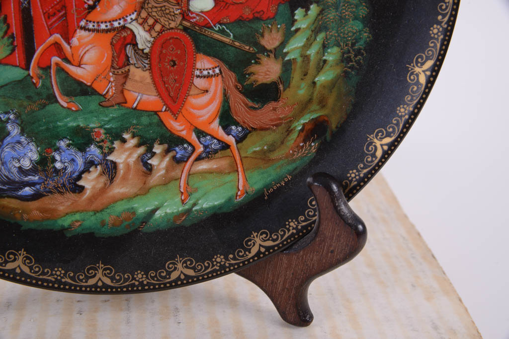 Russian Legend Series Porcelain Collector Plates
