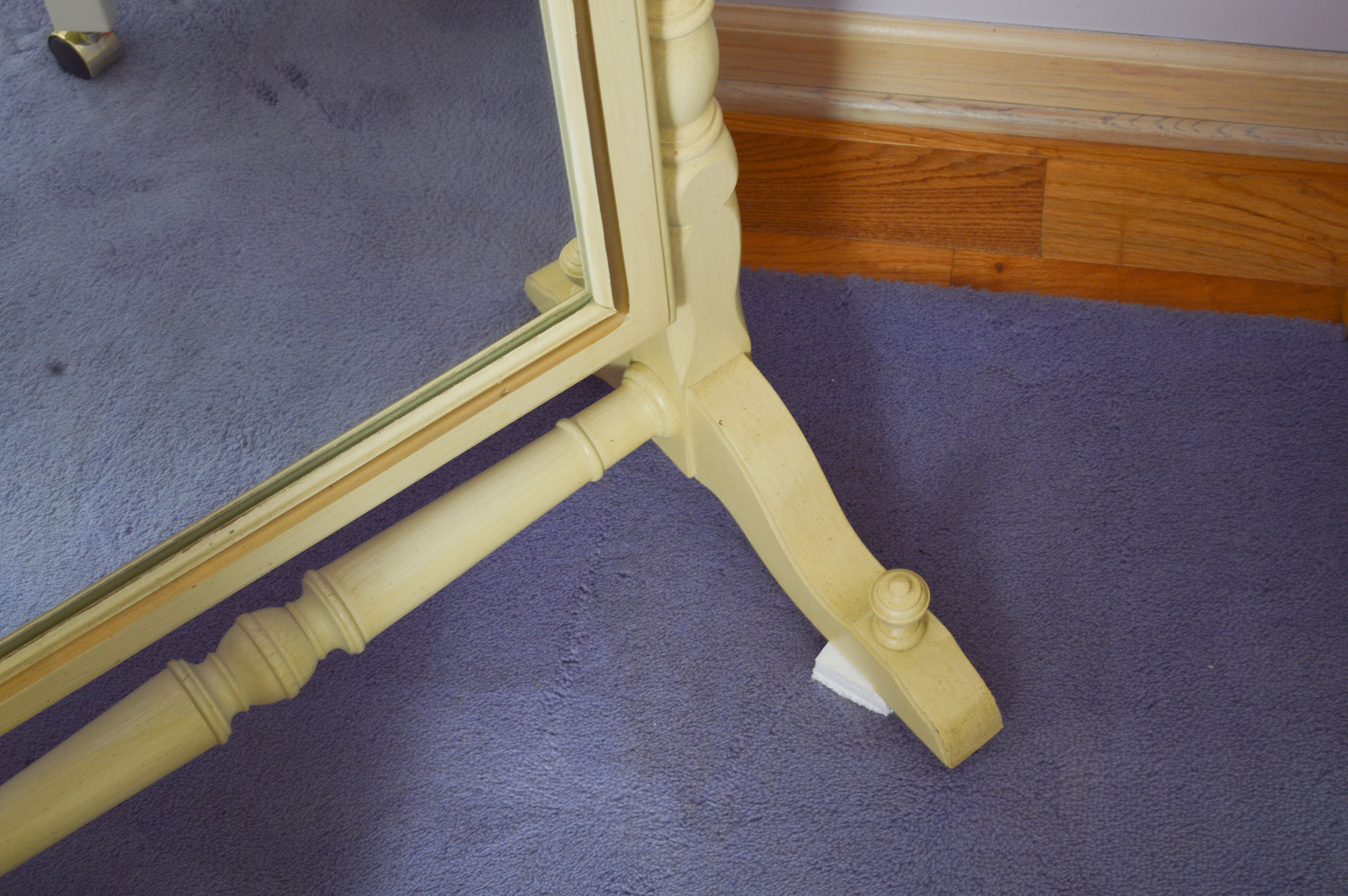 French Provincial Dresser with Standing Mirror