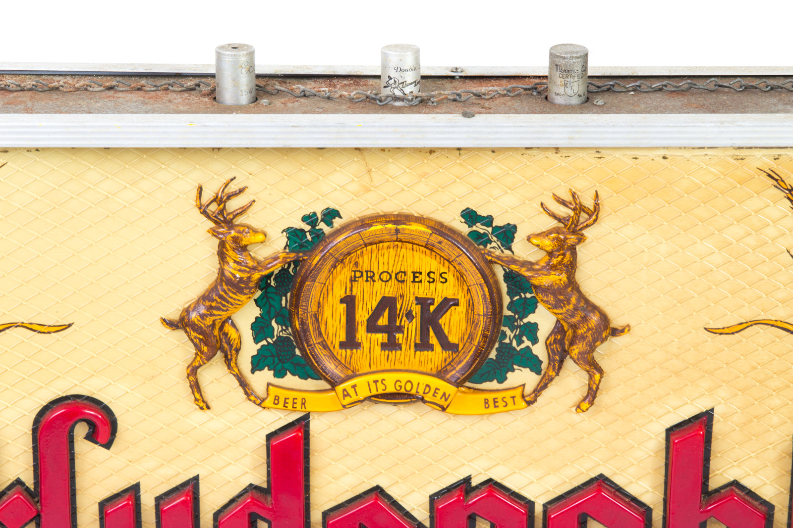 Vintage Hudepohl Light Up Beer Sign